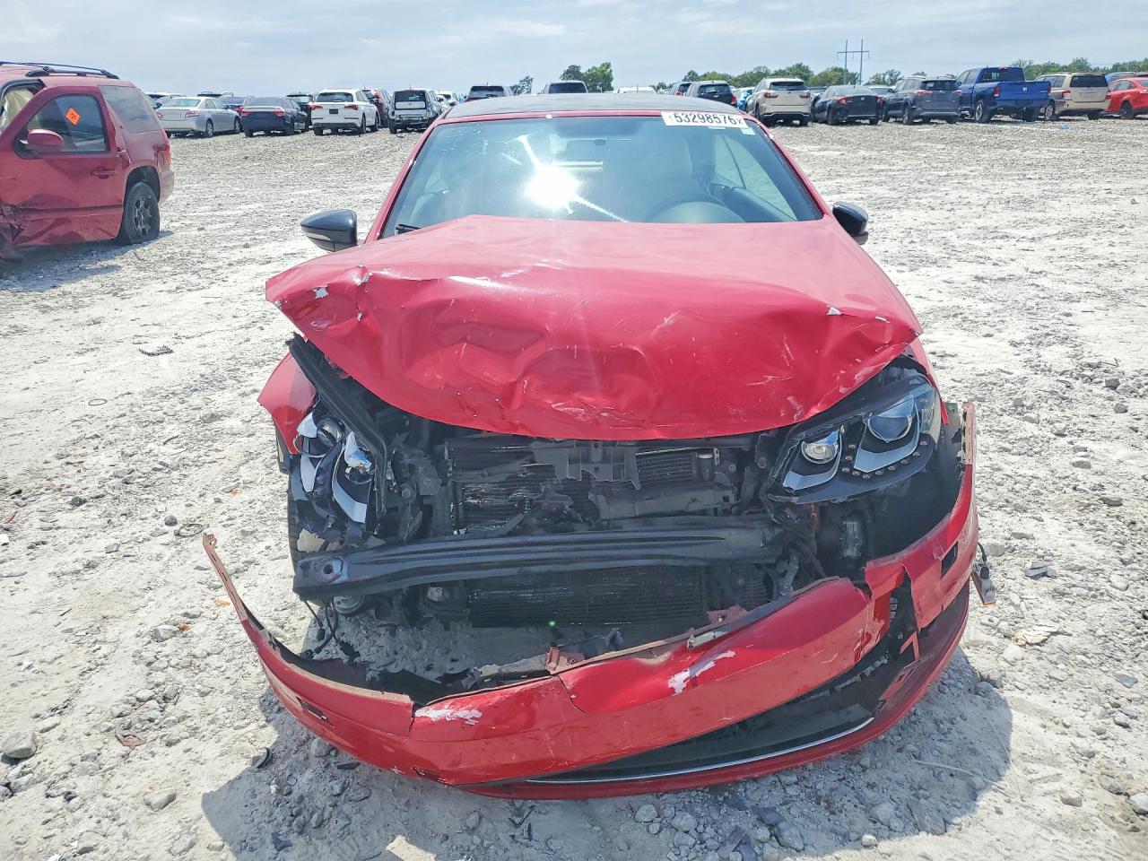 2014 Volkswagen Eos Komfort Red vin: WVWBW8AH8EV002082