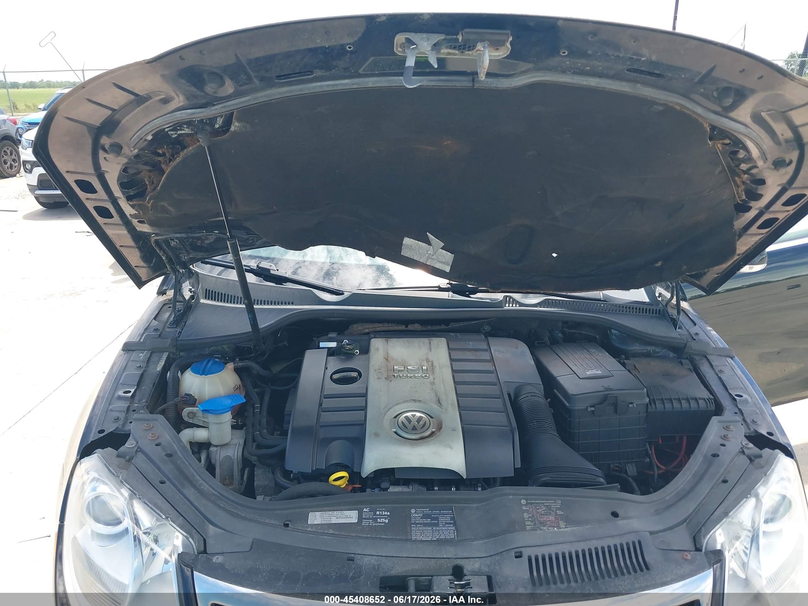 2007 Volkswagen Eos 2.0t Черный vin: WVWCA71F17V040039