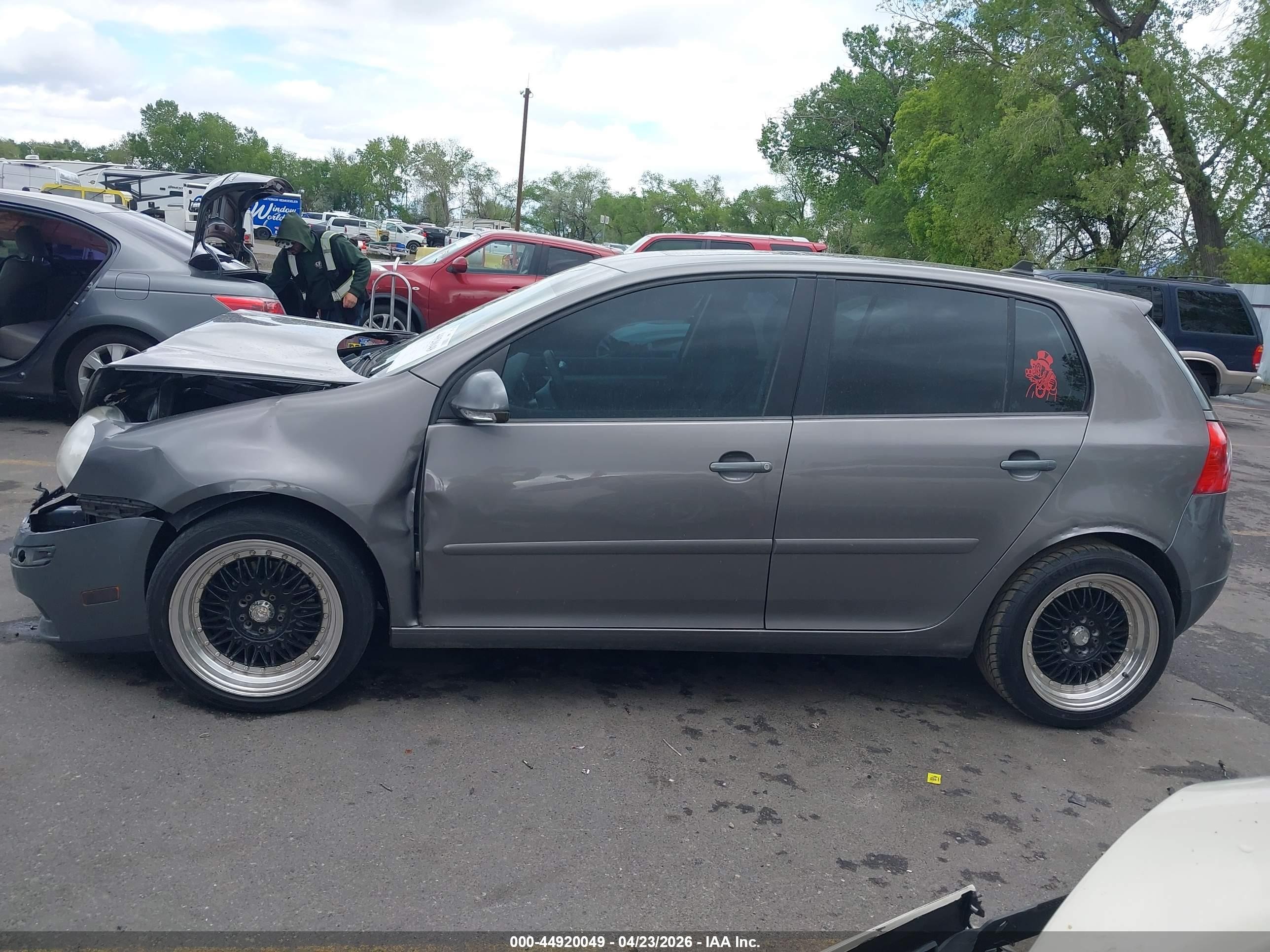 2008 Volkswagen Rabbit S Gray vin: WVWCA71K18W079903