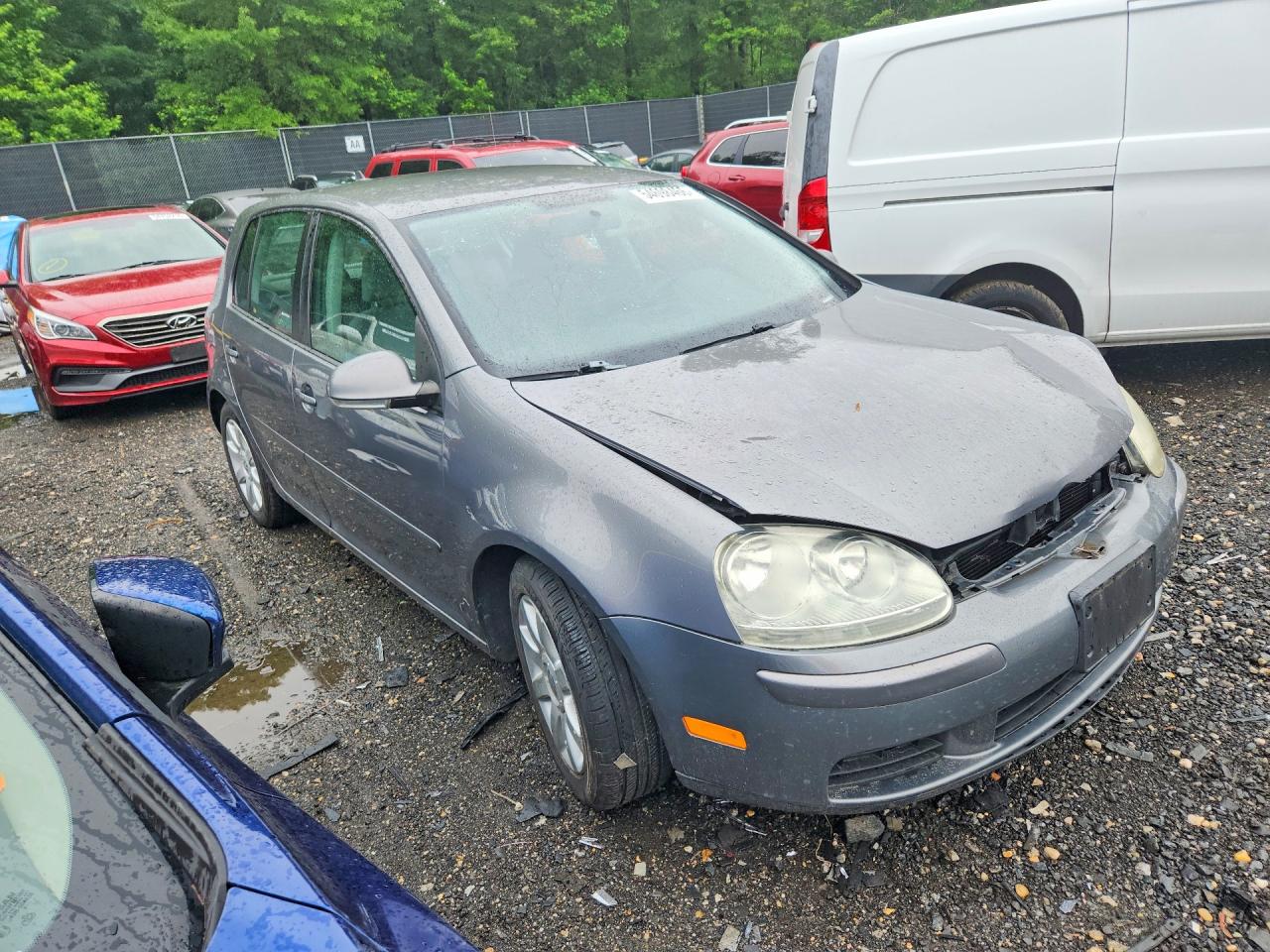 2008 Volkswagen Rabbit Gray vin: WVWCA71K78W337759