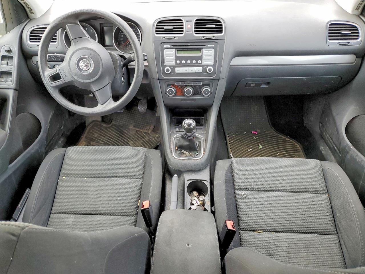 2010 Volkswagen Golf Серый vin: WVWCA7AJ5AW285349