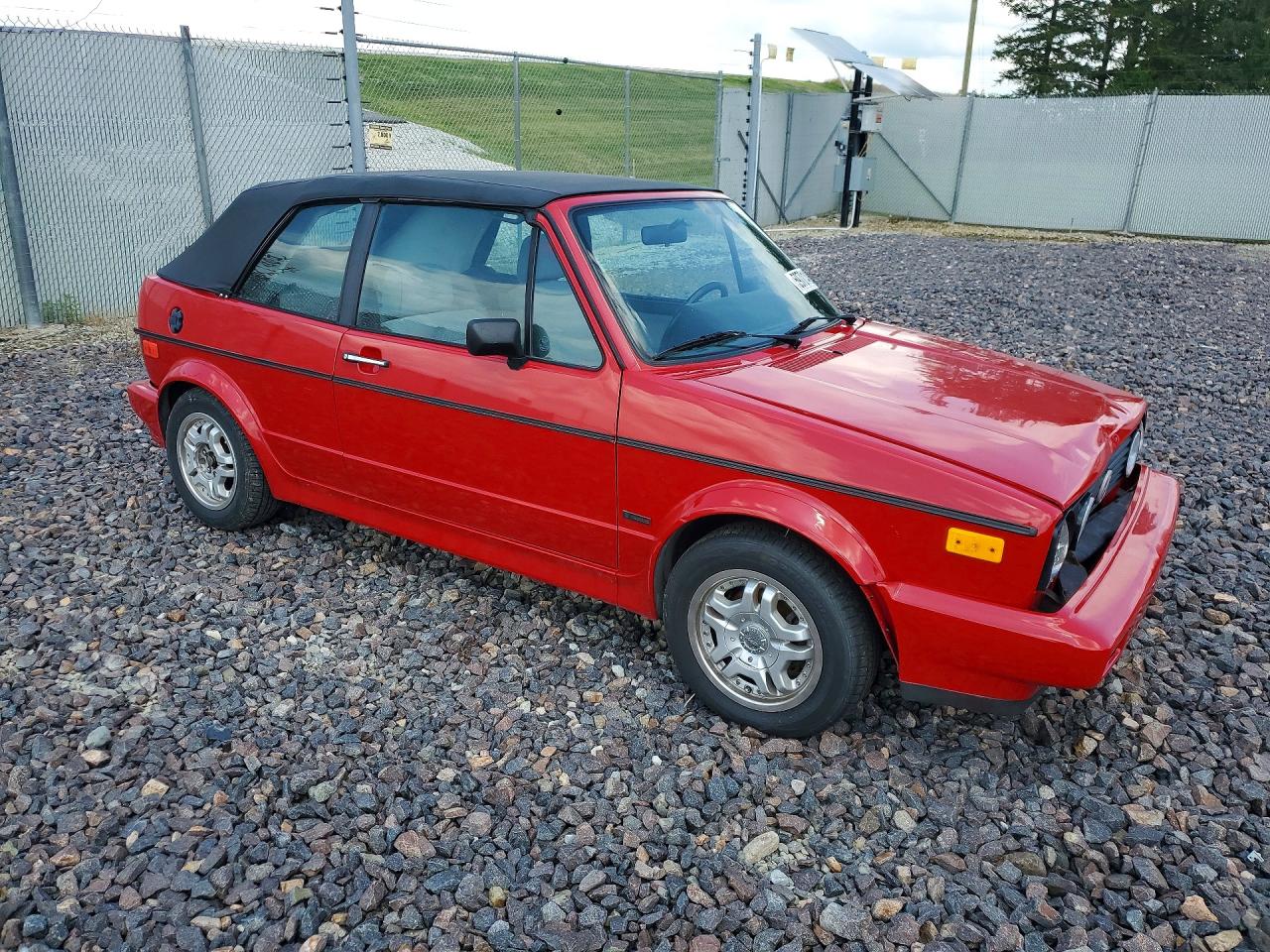 1990 Volkswagen Cabriolet Red vin: WVWCB5157LK010435