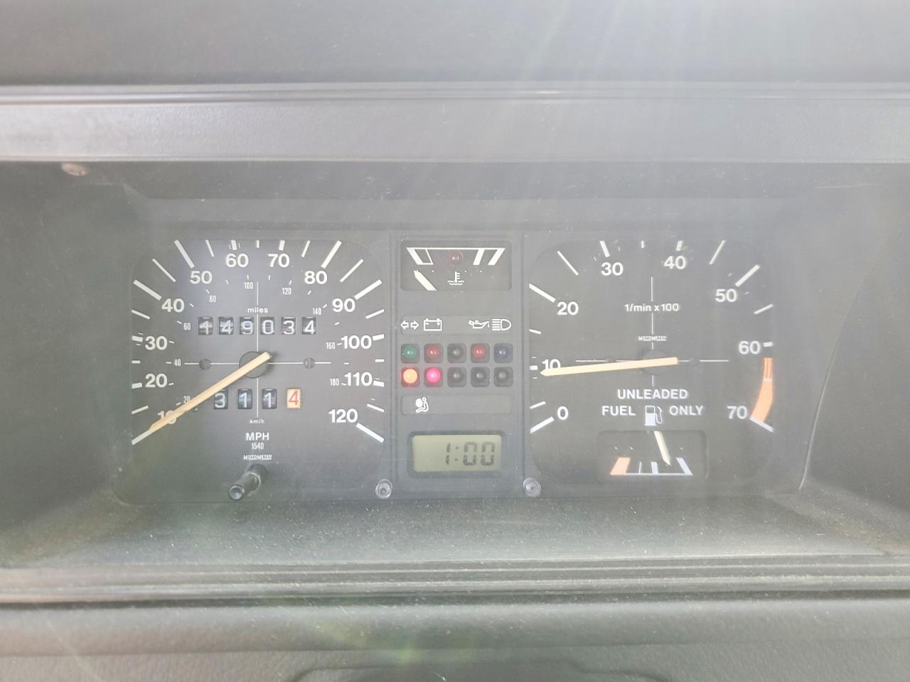 1990 Volkswagen Cabriolet Red vin: WVWCB5157LK010435