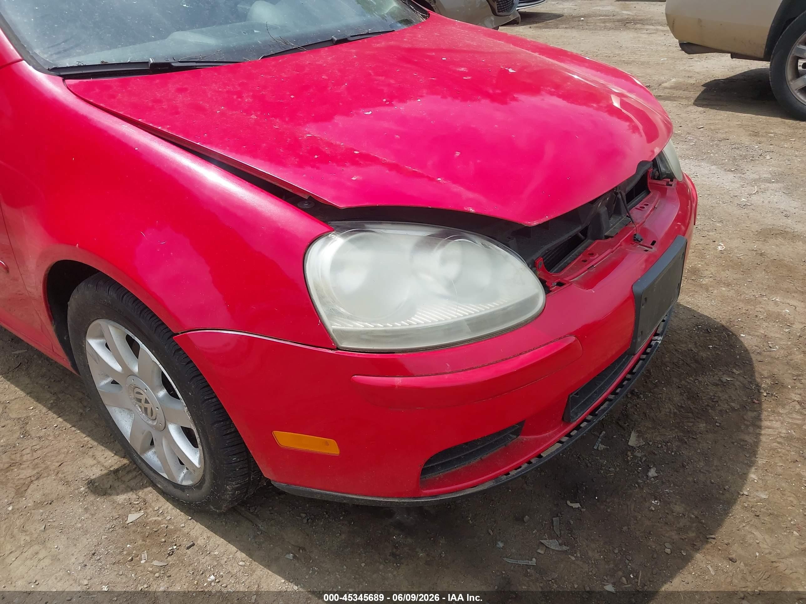 2008 Volkswagen Rabbit S Красный vin: WVWCB71K98W278548