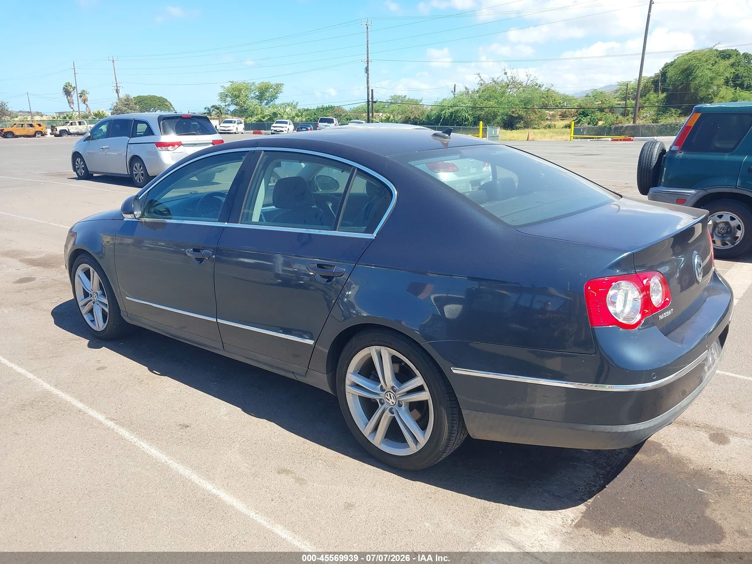 2008 Volkswagen Passat Vr6 Blue vin: WVWCU73C08E036818