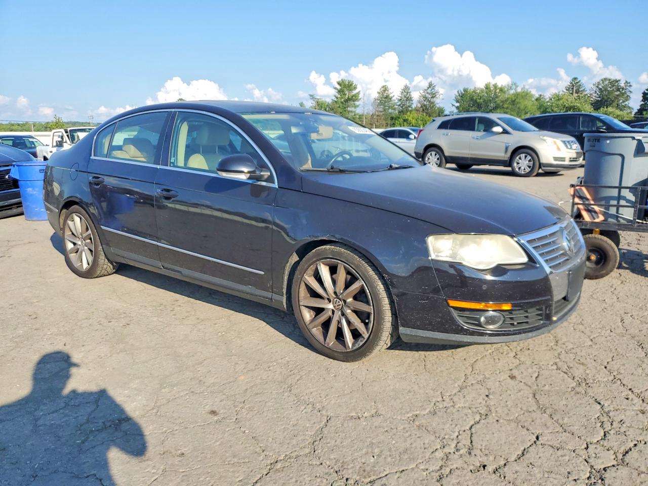 2008 Volkswagen Passat Vr6 Black vin: WVWCU73C68P037699