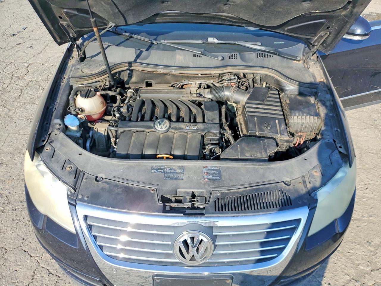 2008 Volkswagen Passat Vr6 Black vin: WVWCU73C68P037699