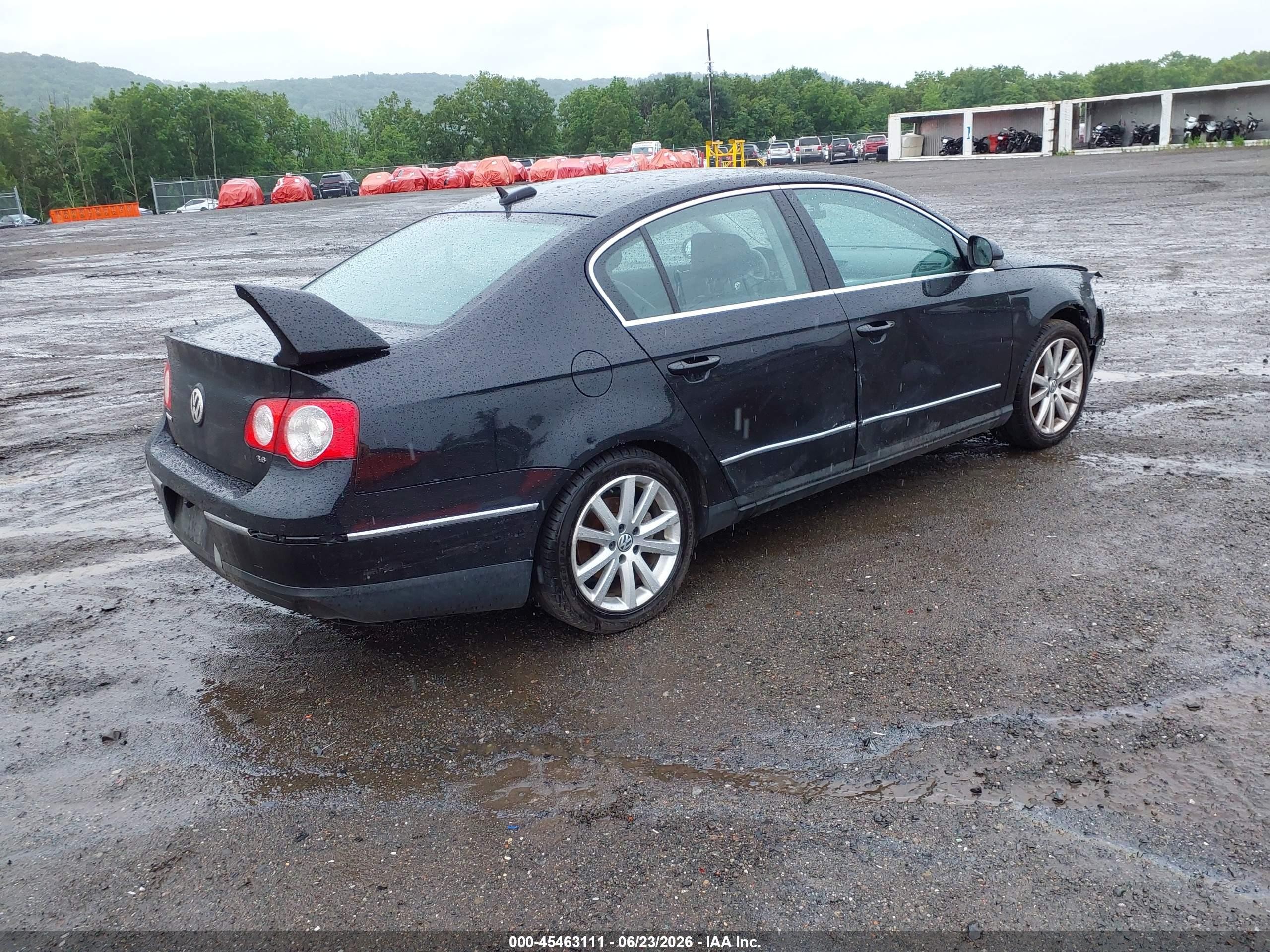 2006 Volkswagen Passat 3.6 Black vin: WVWCU73C86P083449