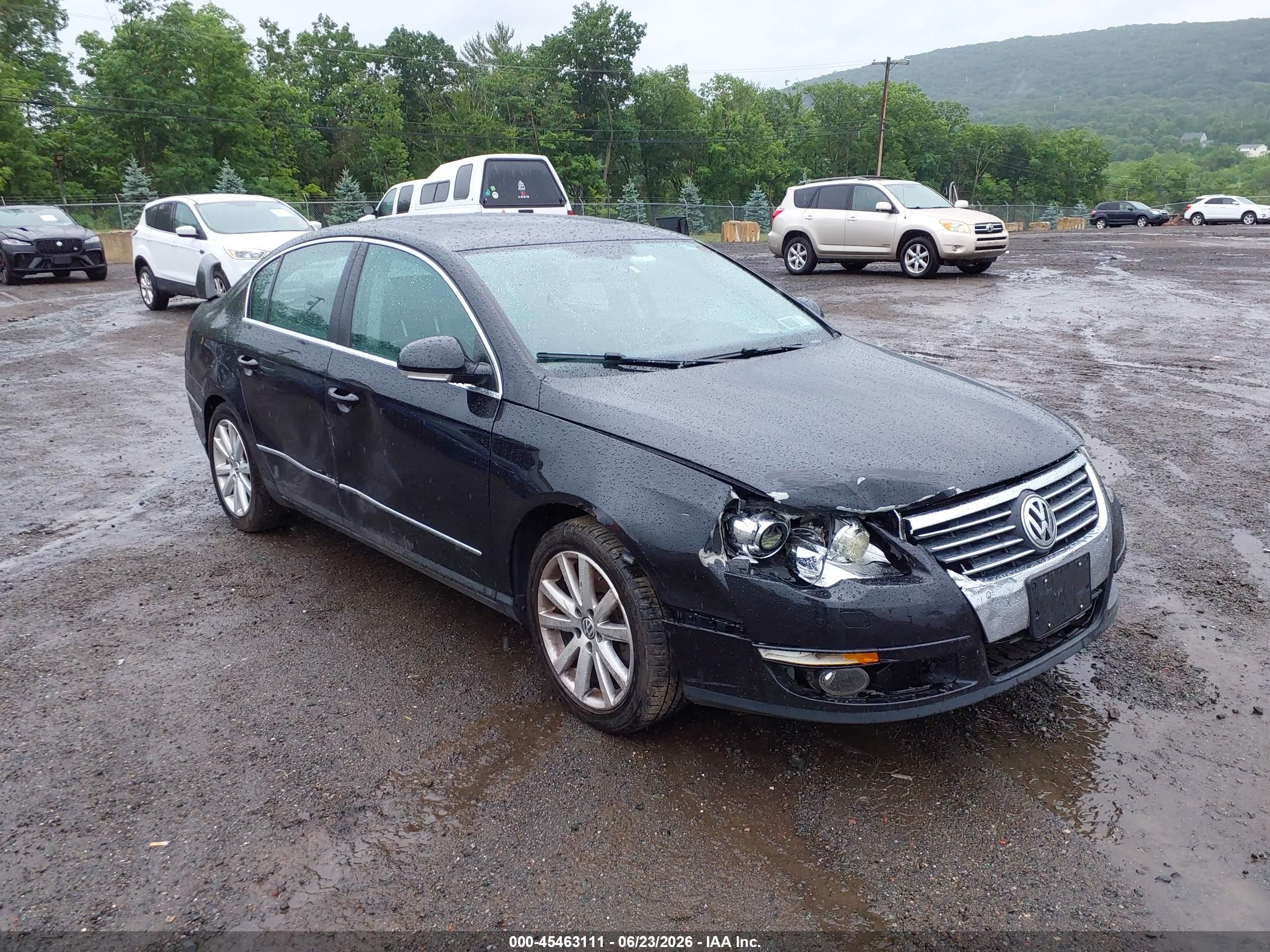 2006 Volkswagen Passat 3.6 Black vin: WVWCU73C86P083449