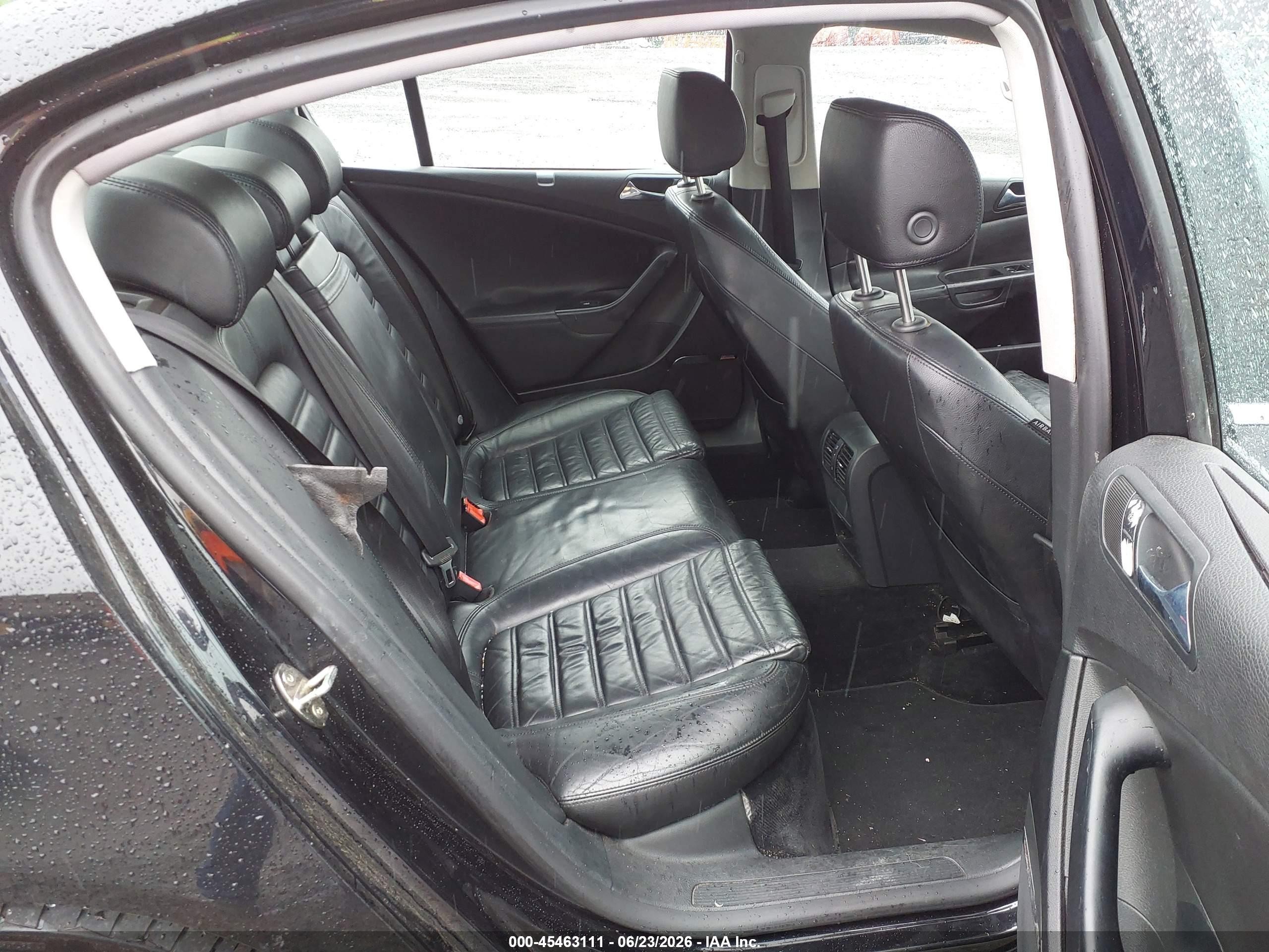 2006 Volkswagen Passat 3.6 Black vin: WVWCU73C86P083449