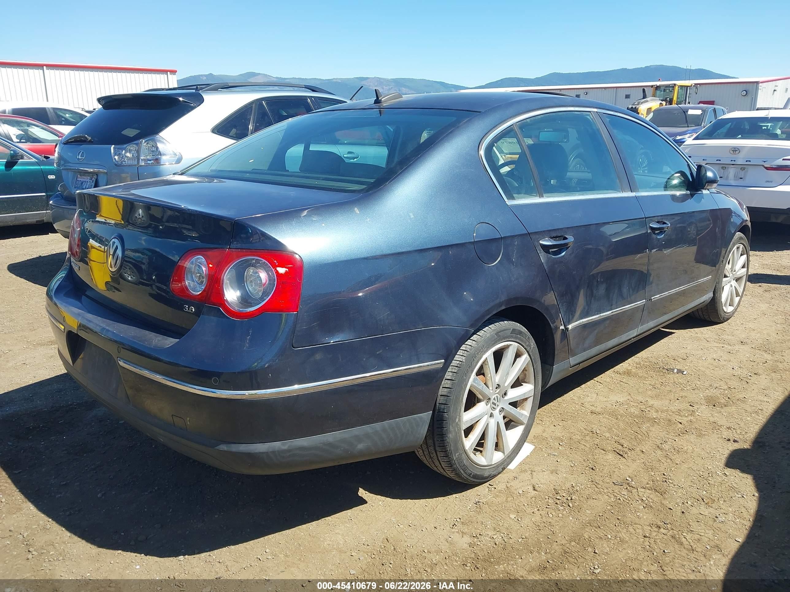 2006 Volkswagen Passat 3.6 Gray vin: WVWCU73C86P084648