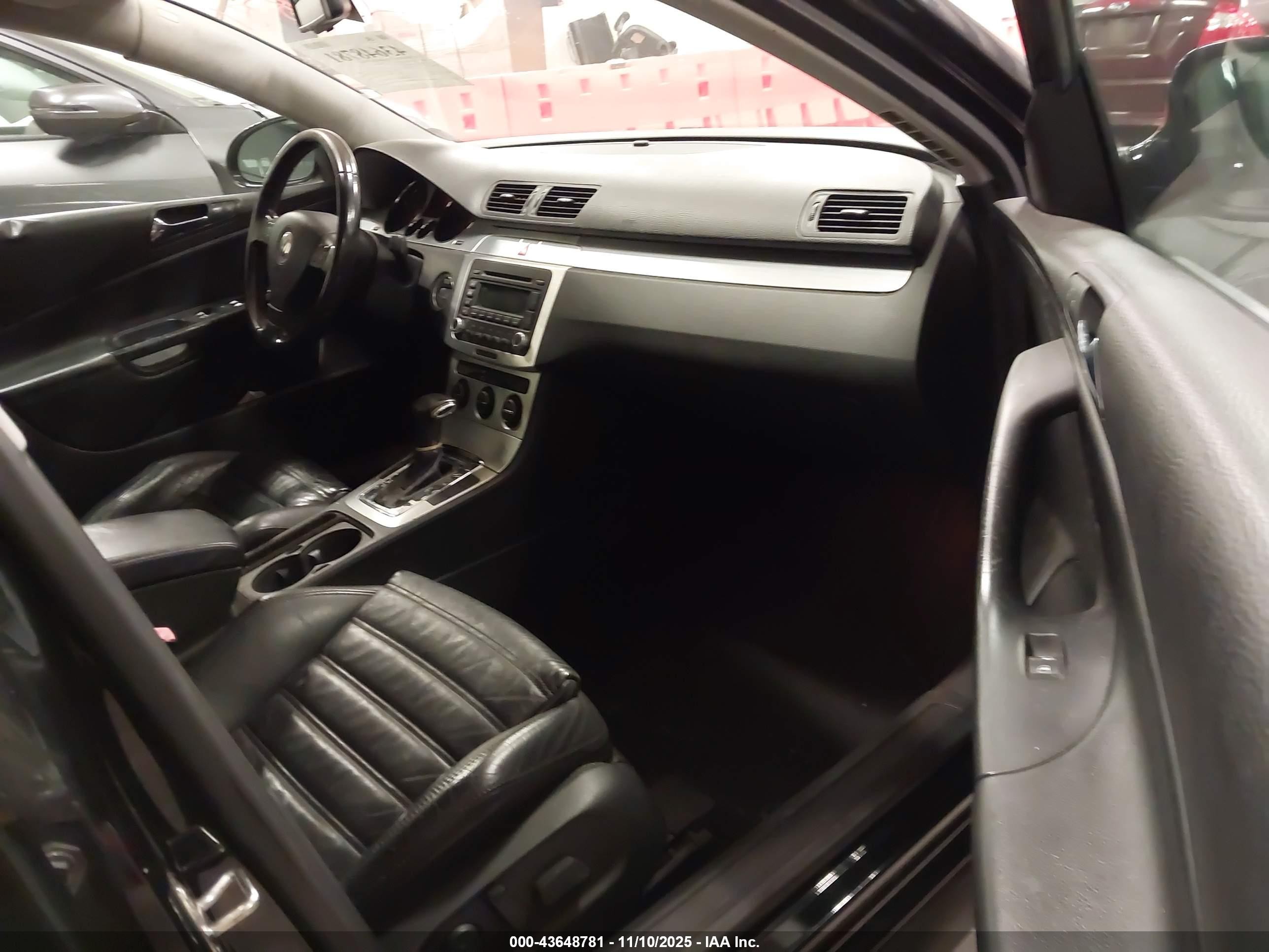 2006 Volkswagen Passat 3.6 Black vin: WVWCU93C56P087955