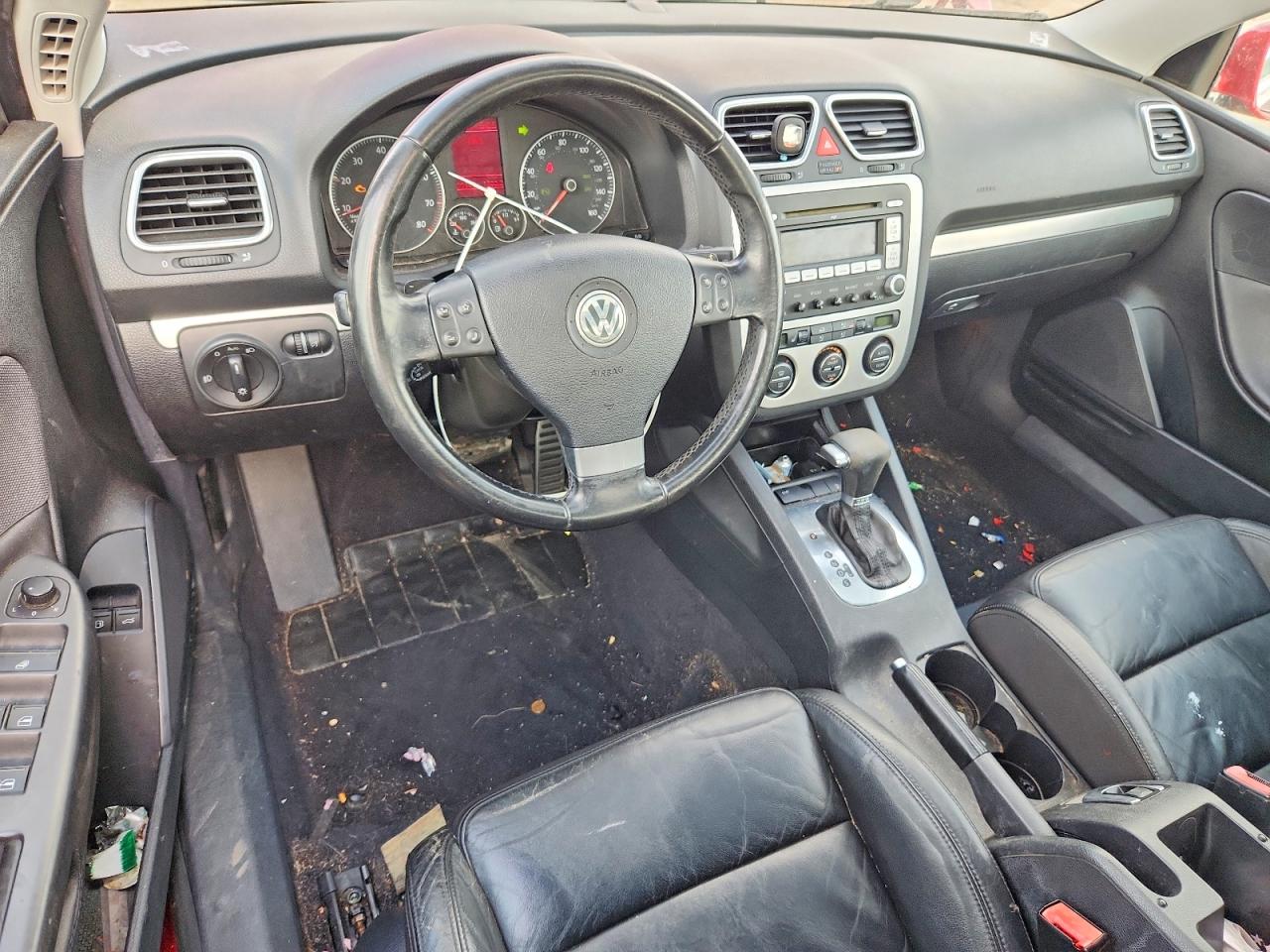 2007 Volkswagen Eos 2.0t Sport Red vin: WVWDA71F17V003769