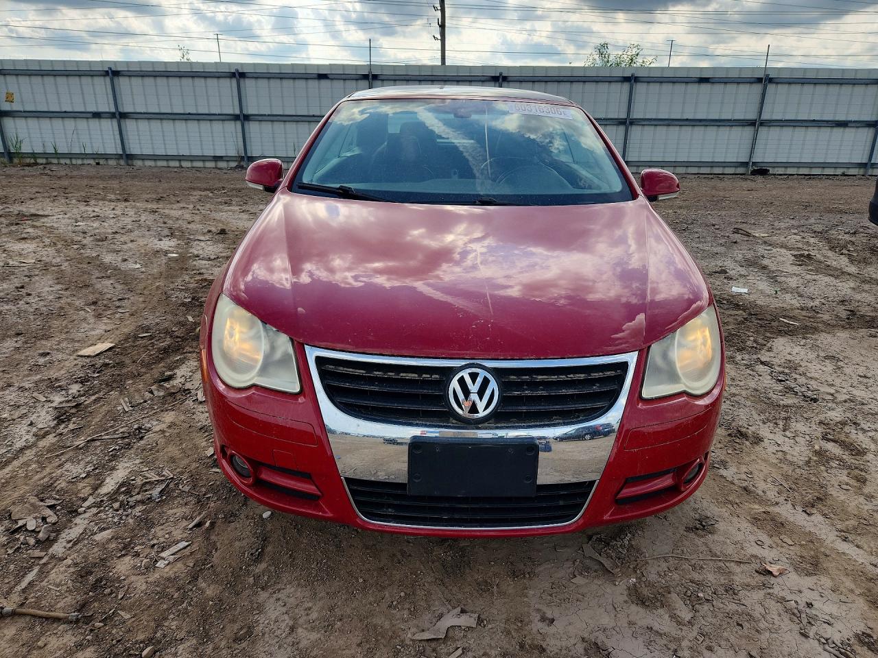 2007 Volkswagen Eos 2.0t Sport Red vin: WVWDA71F17V003769