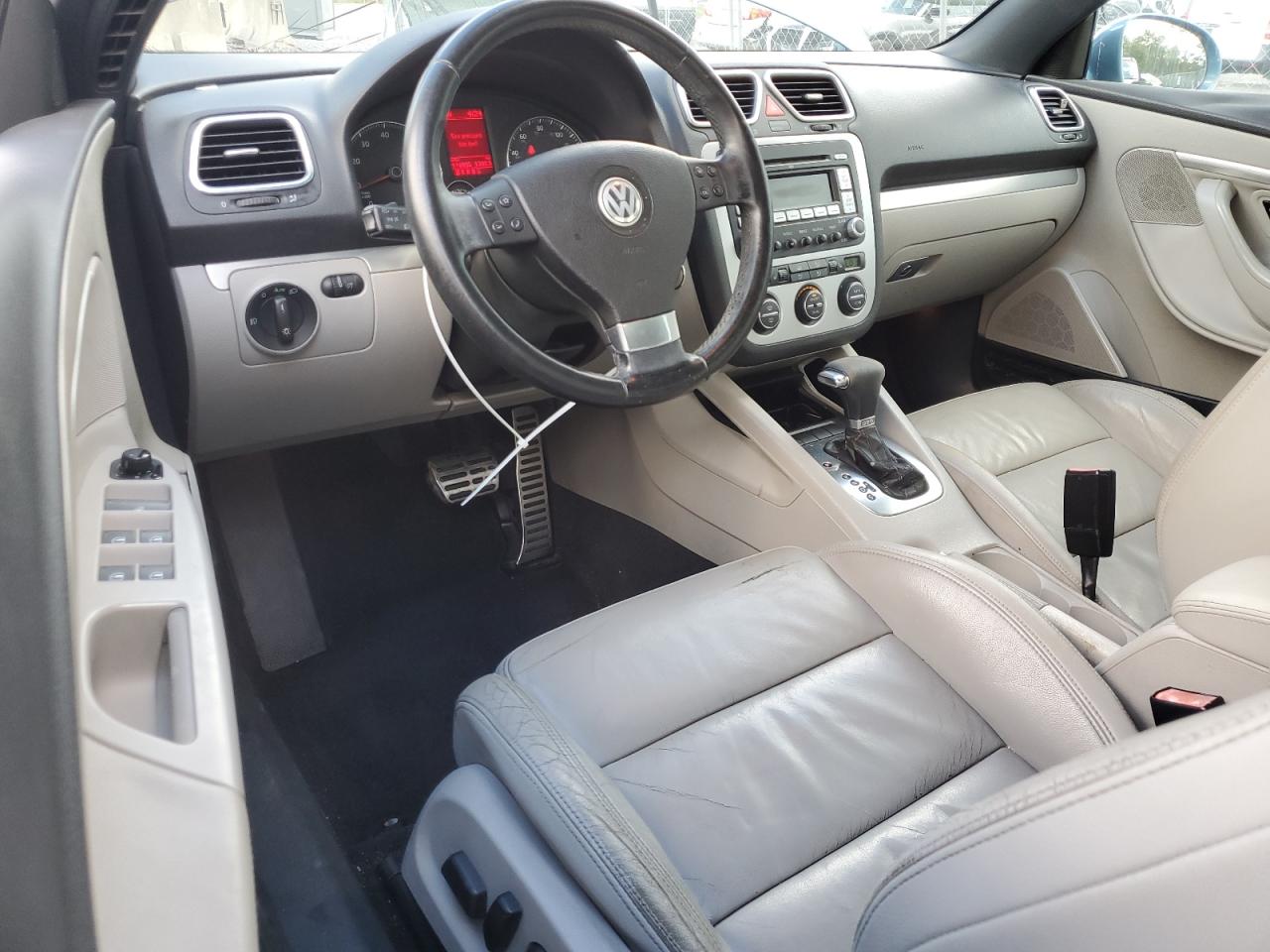 2007 Volkswagen Eos 2.0t Sport Blue vin: WVWDA71F27V025263