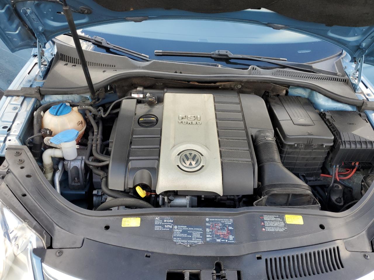 2007 Volkswagen Eos 2.0t Sport Blue vin: WVWDA71F27V025263