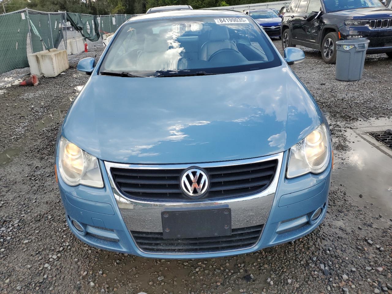 2007 Volkswagen Eos 2.0t Sport Blue vin: WVWDA71F27V025263