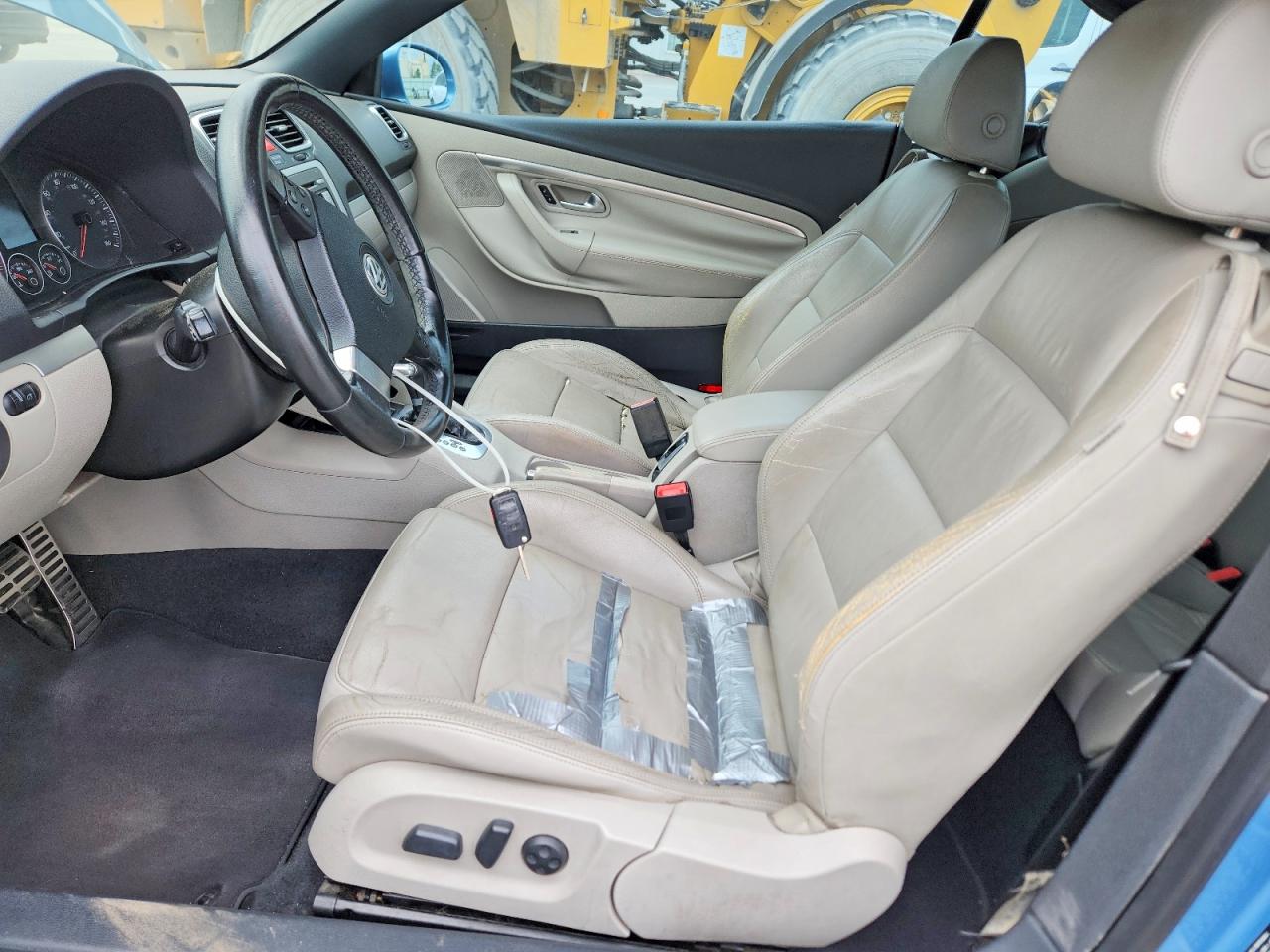 2007 Volkswagen Eos 2.0t Sport Blue vin: WVWDA71F77V042091
