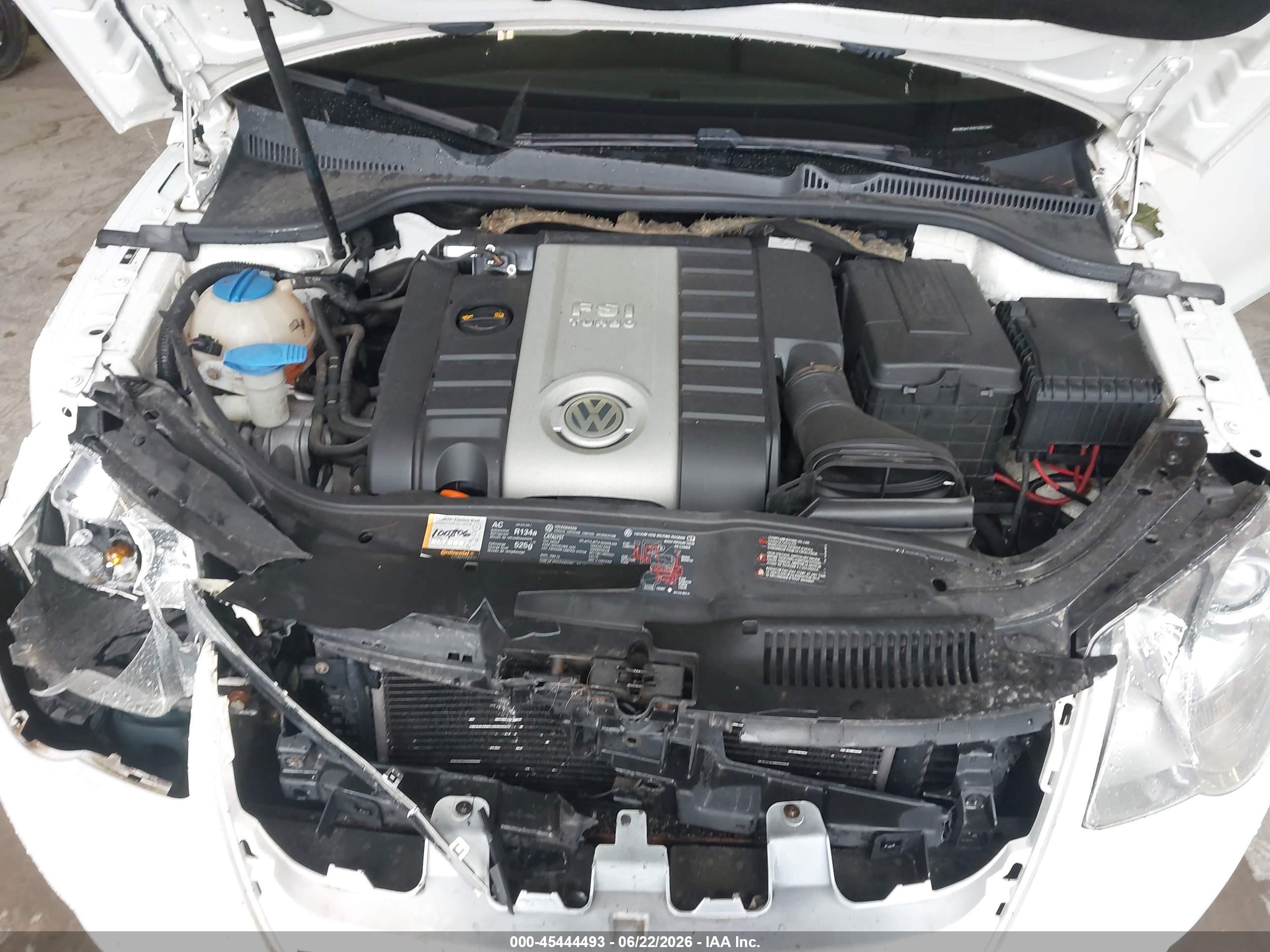 2007 Volkswagen Eos 2.0t White vin: WVWDA71F97V021341