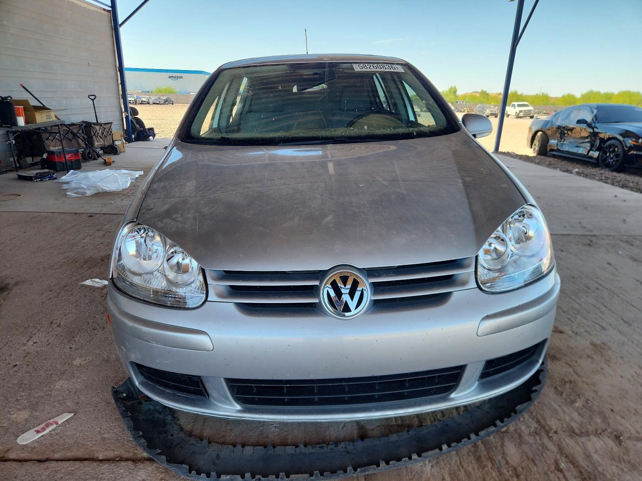 2009 Volkswagen Rabbit Silver vin: WVWDA71K29W096263
