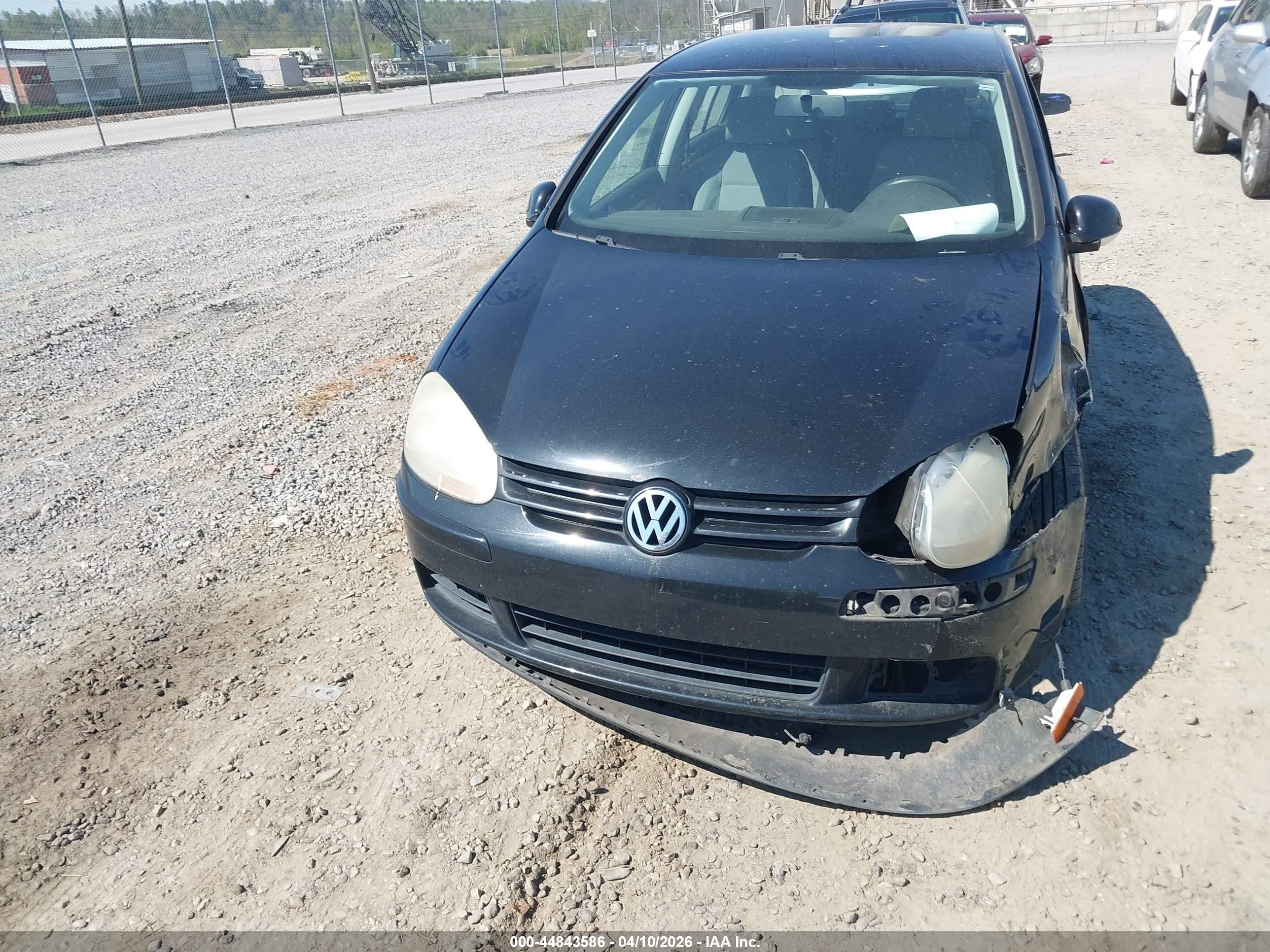 2008 Volkswagen Rabbit S Black vin: WVWDA71K38W243401