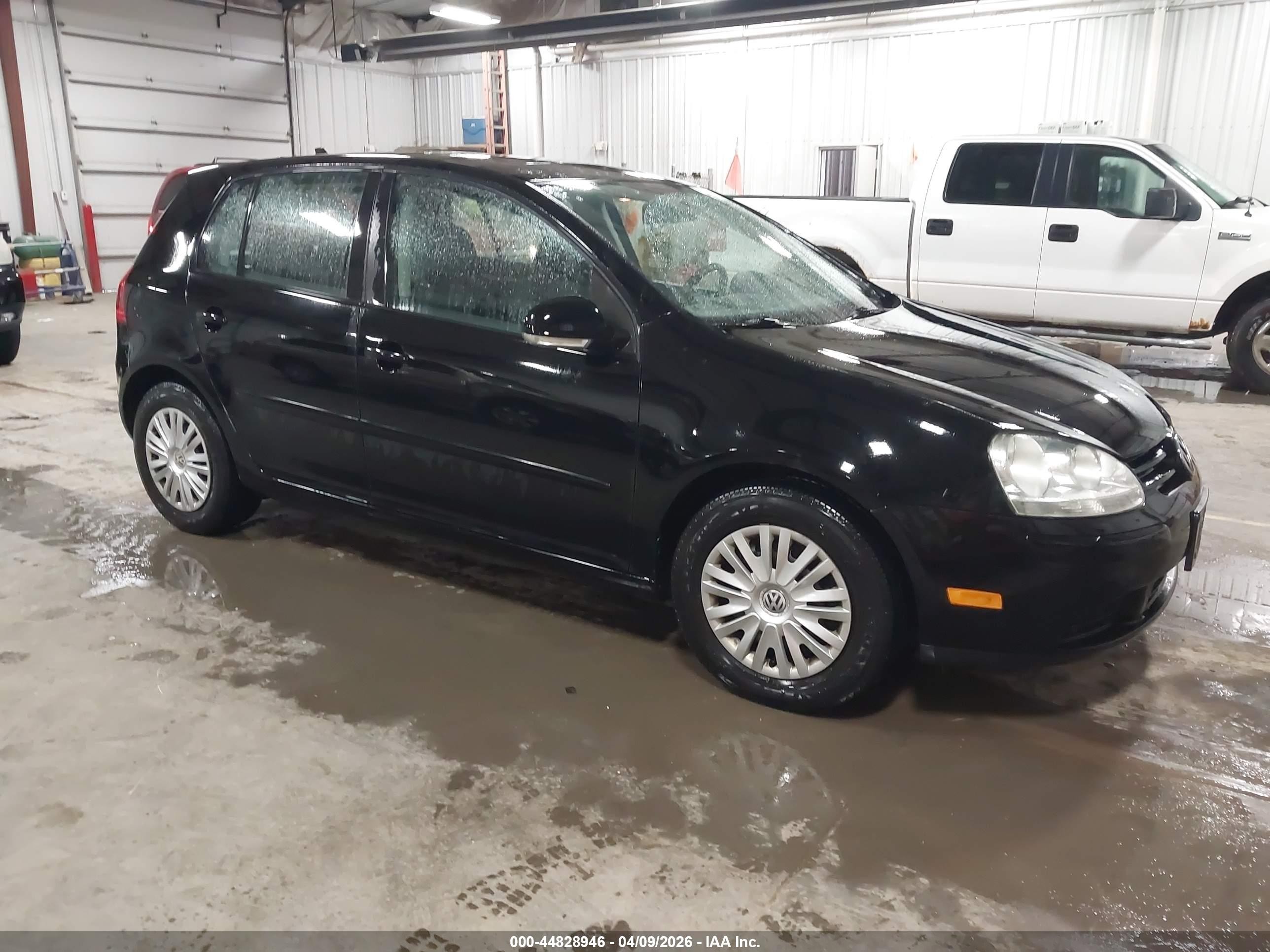 2009 Volkswagen Rabbit S Black vin: WVWDA71K49W146418