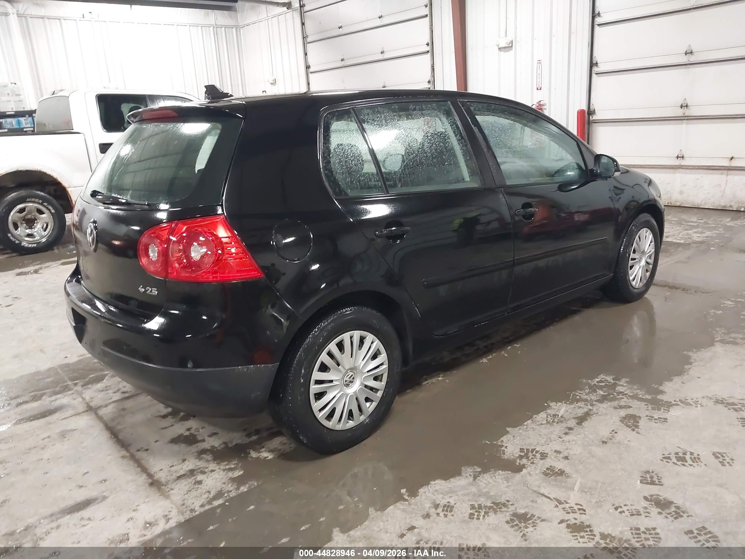 2009 Volkswagen Rabbit S Black vin: WVWDA71K49W146418