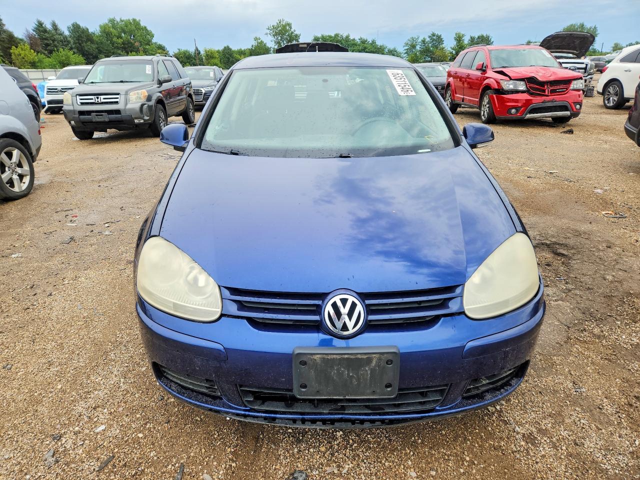 2008 Volkswagen Rabbit Blue vin: WVWDA71K78W020634