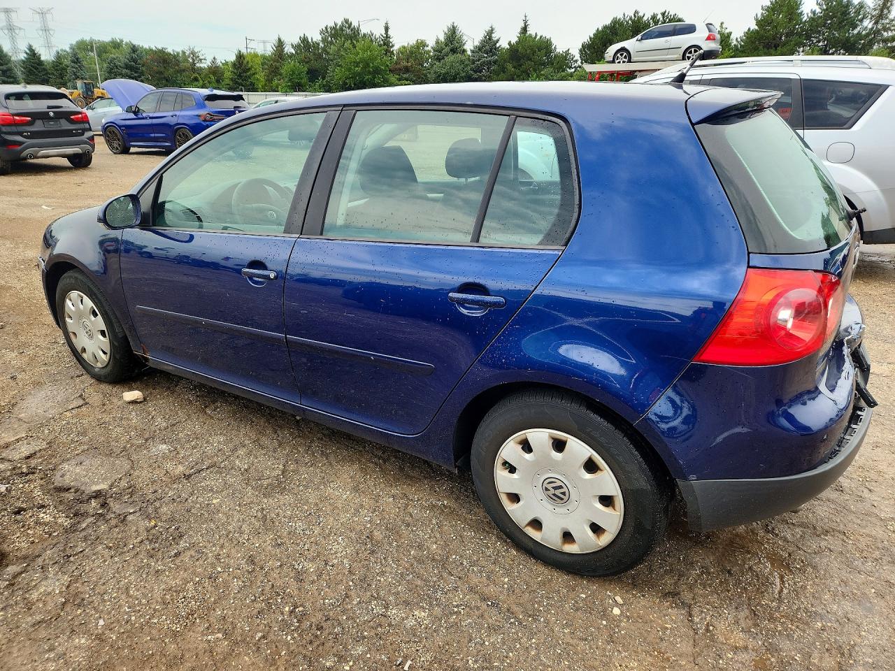 2008 Volkswagen Rabbit Blue vin: WVWDA71K78W020634