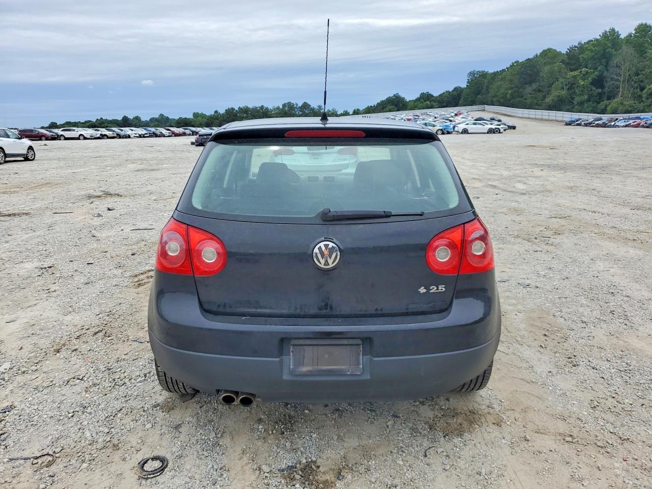 2009 Volkswagen Rabbit Black vin: WVWDA71K79W080012