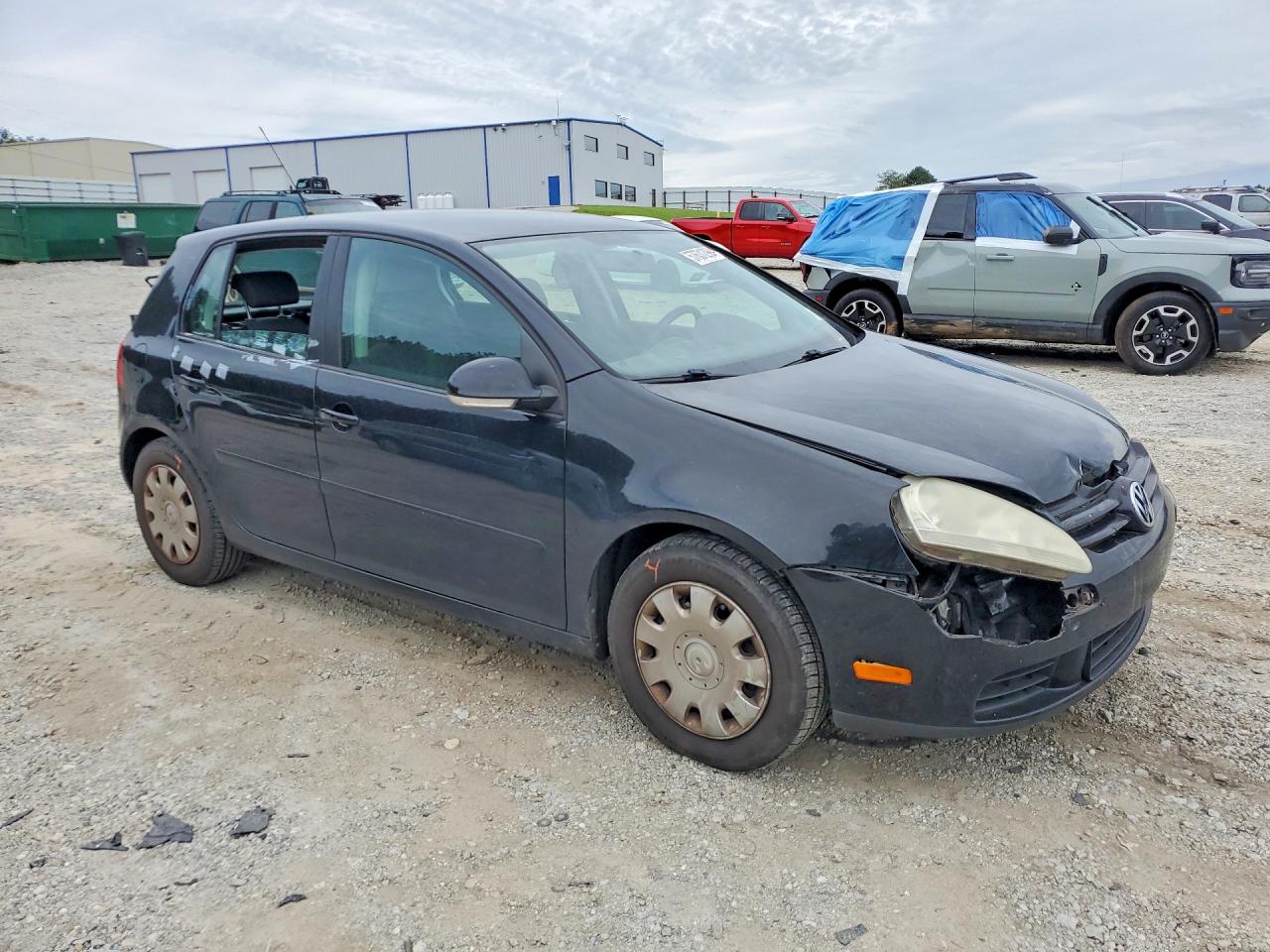 2009 Volkswagen Rabbit Black vin: WVWDA71K79W080012