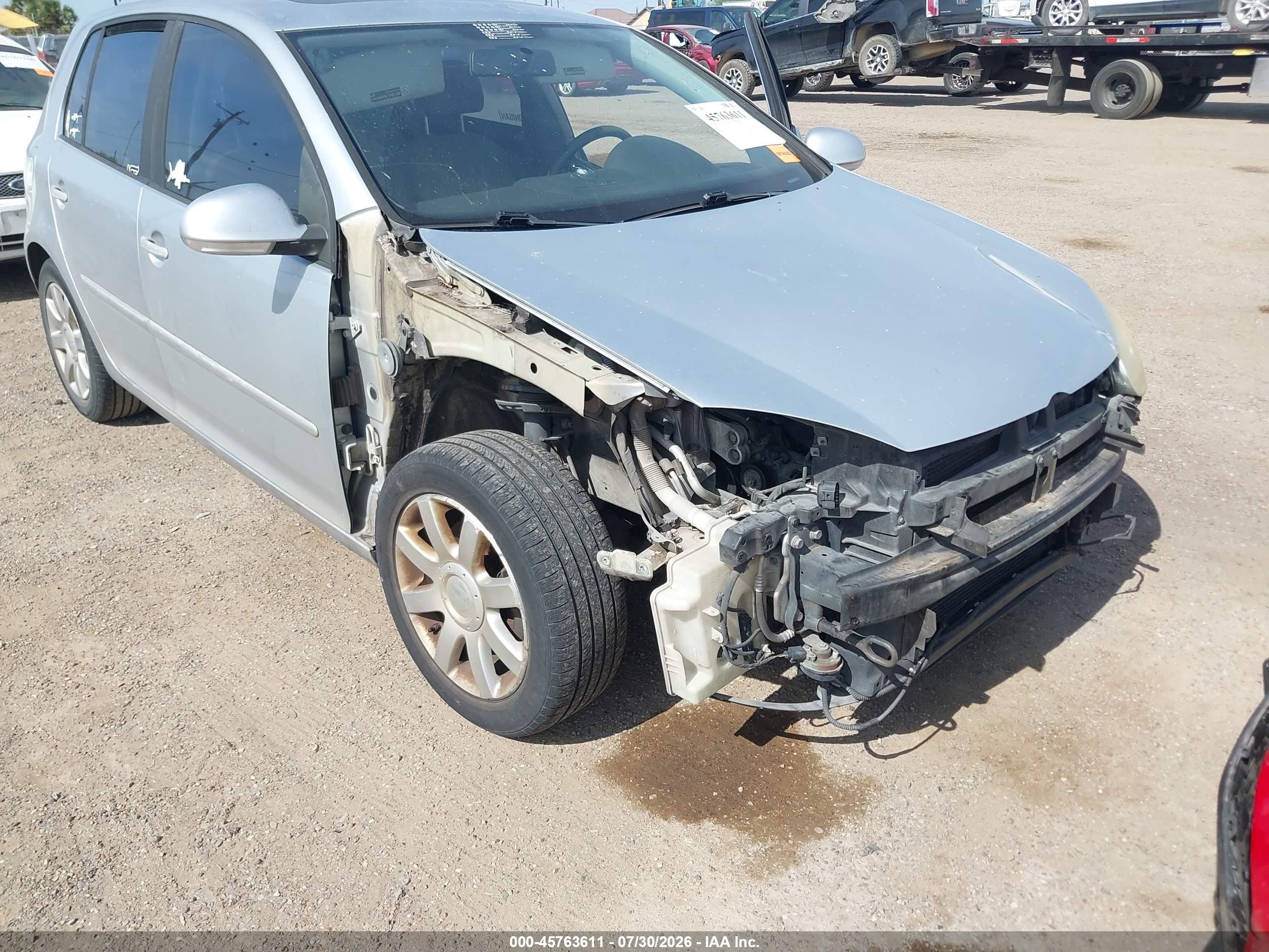 2008 Volkswagen Rabbit S Silver vin: WVWDA71K88W243524