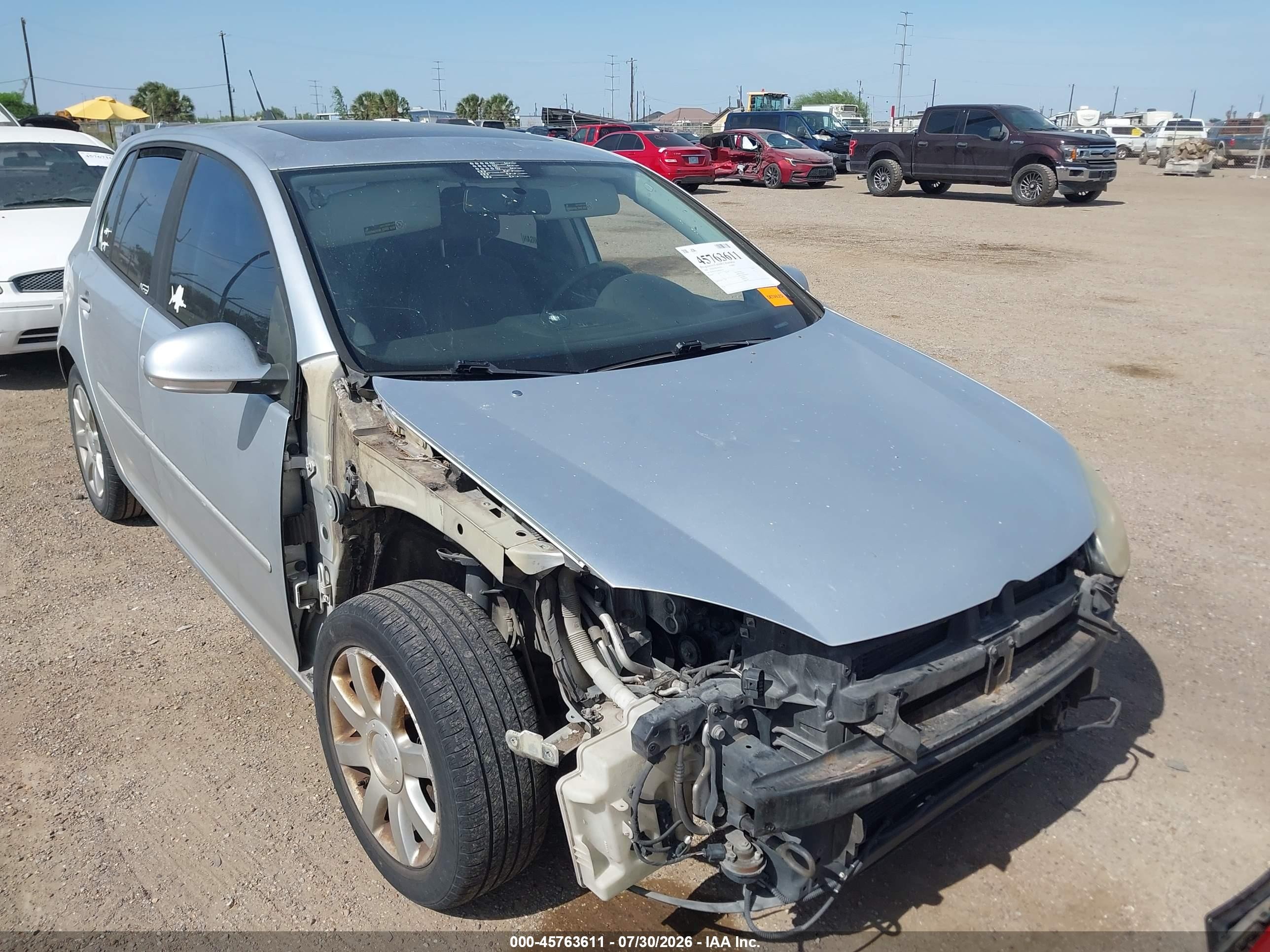 2008 Volkswagen Rabbit S Silver vin: WVWDA71K88W243524