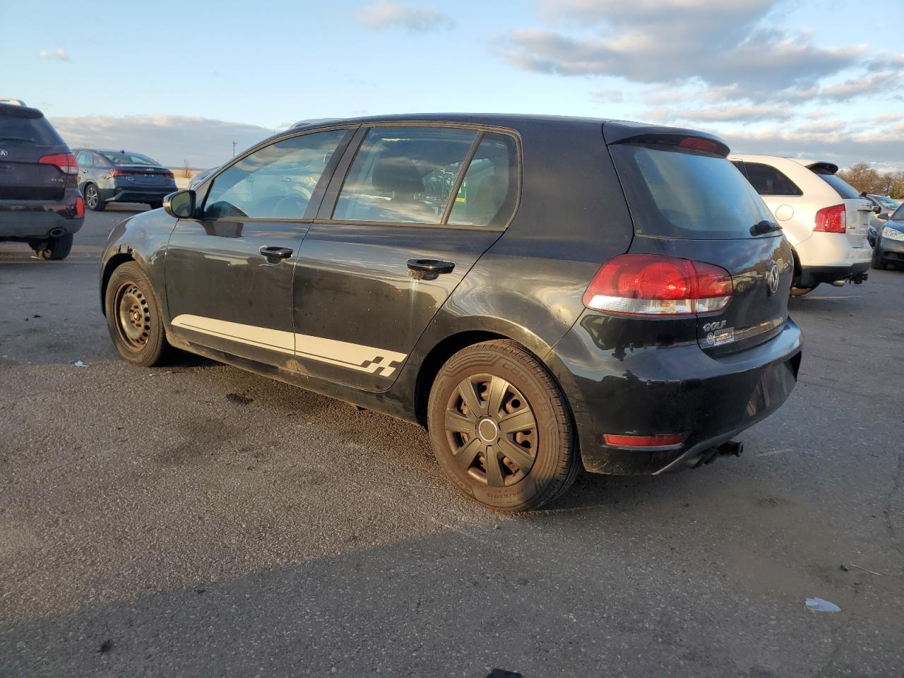 2010 Volkswagen Golf Black vin: WVWDA7AJ0AW307634