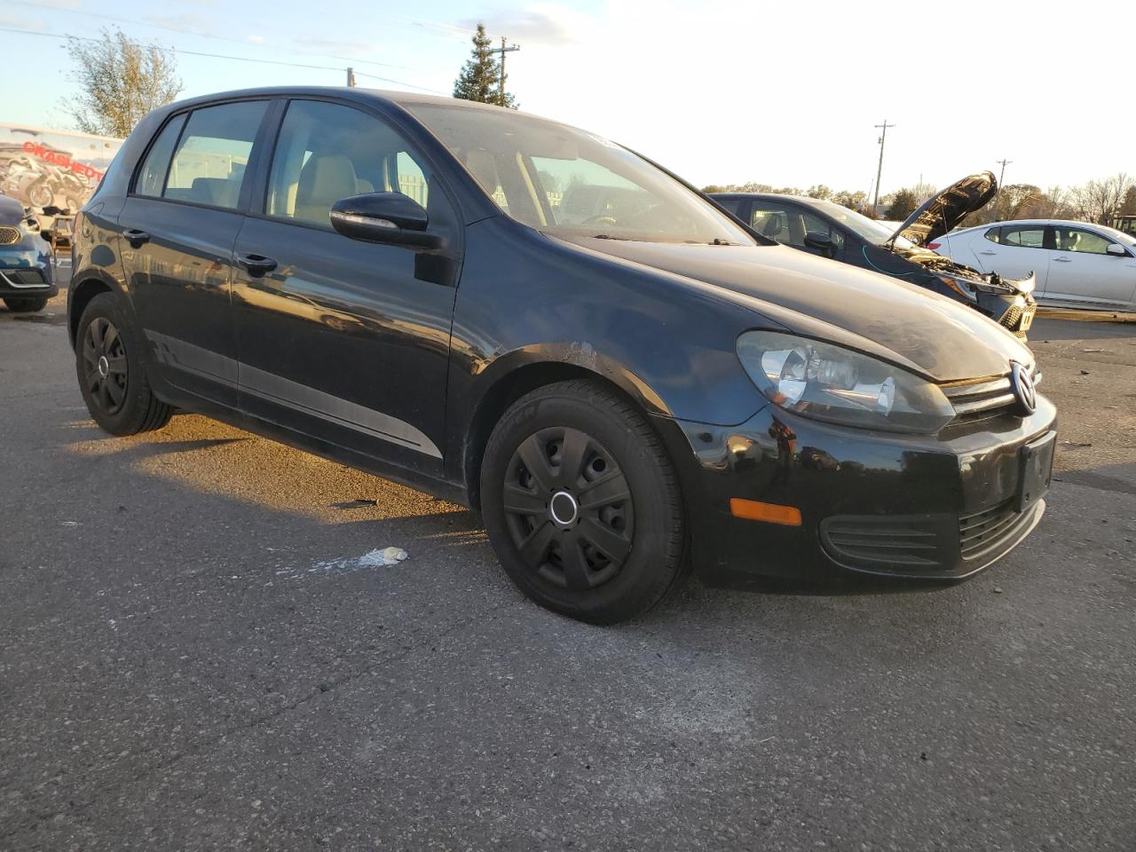 2010 Volkswagen Golf Black vin: WVWDA7AJ0AW307634