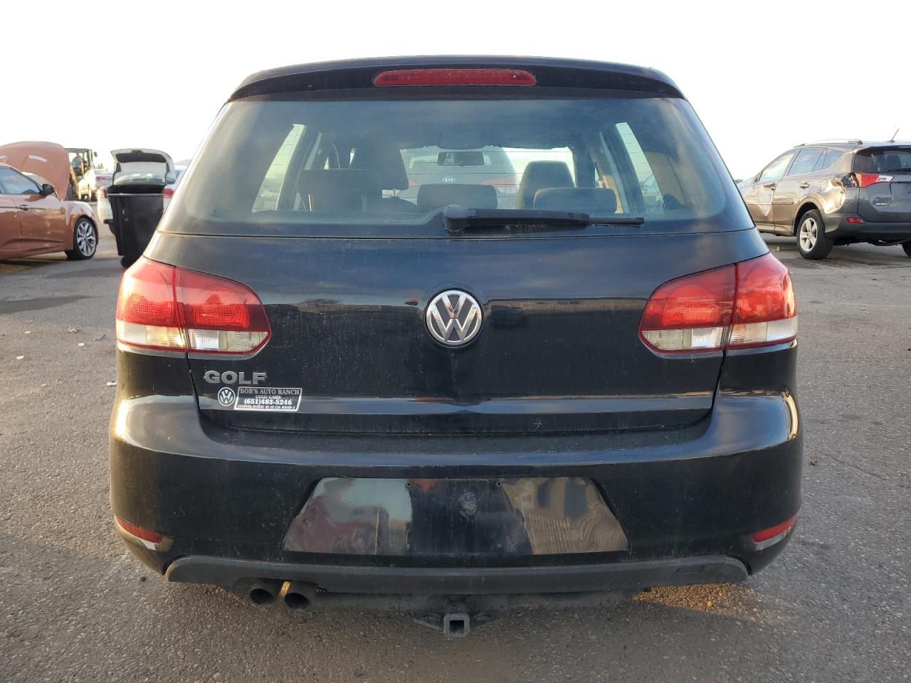 2010 Volkswagen Golf Black vin: WVWDA7AJ0AW307634