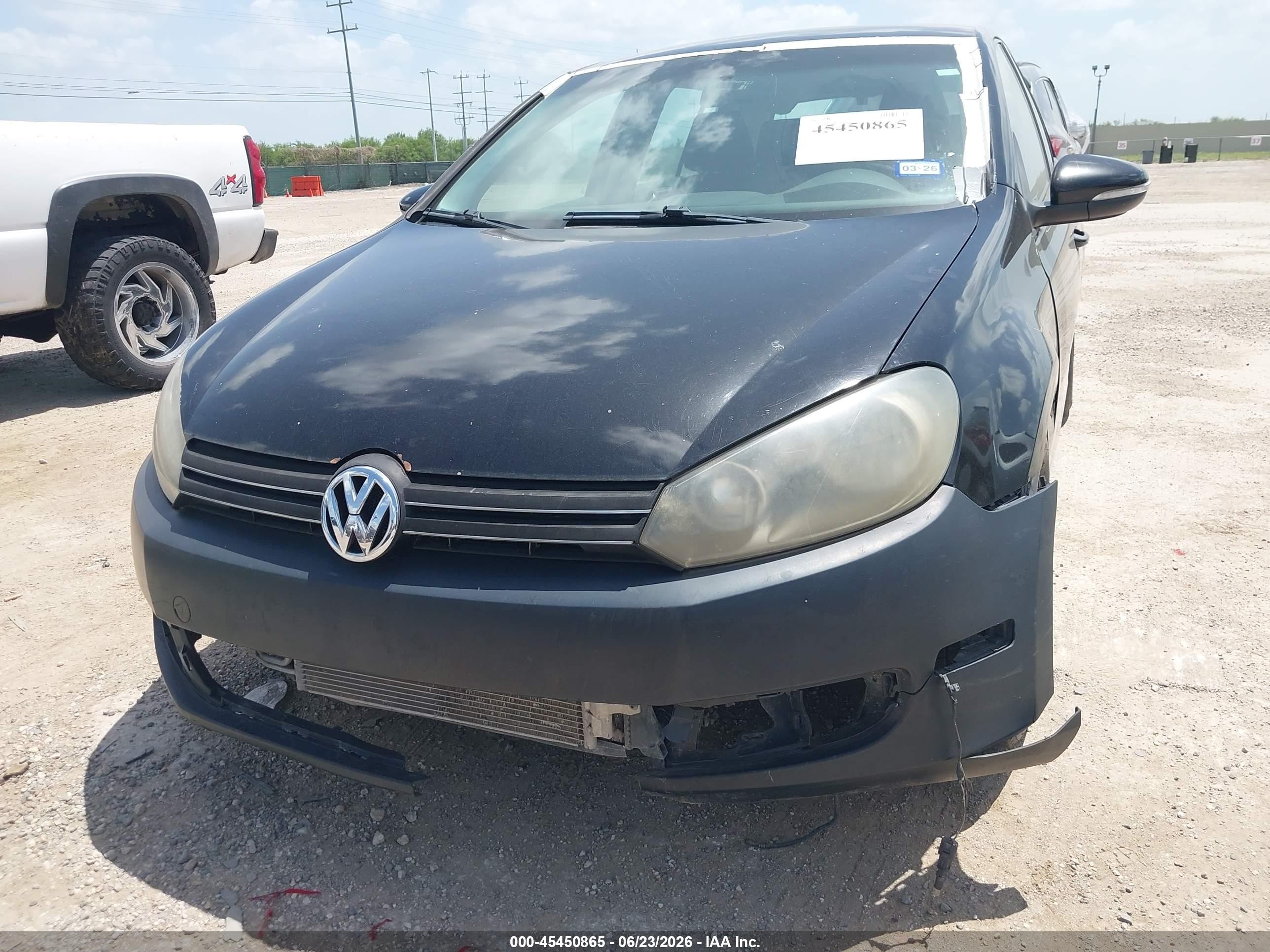 2011 Volkswagen Golf 2.5l 4-door Black vin: WVWDA7AJ0BW218079