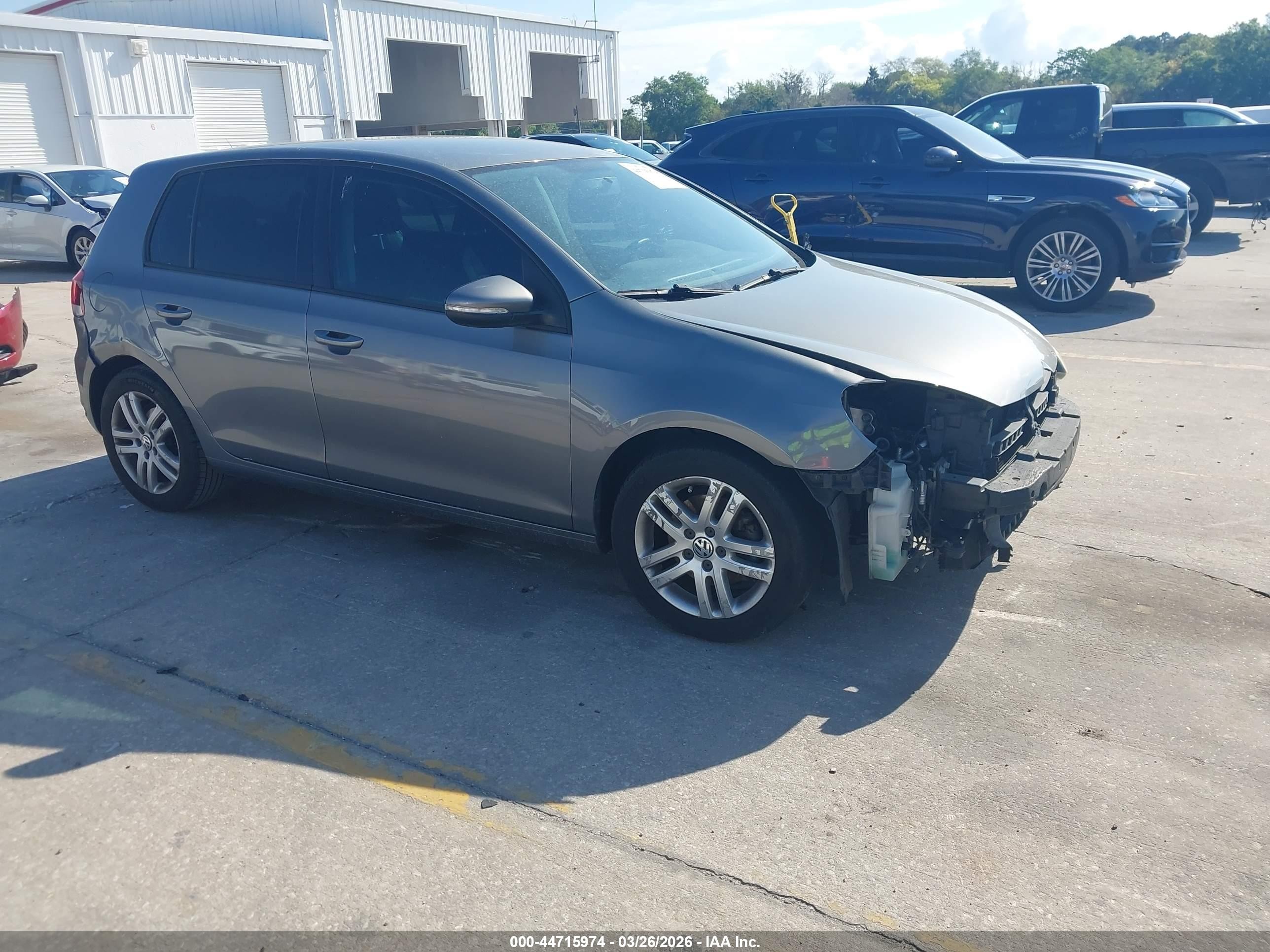 2010 Volkswagen Golf 4-door Gray vin: WVWDA7AJ1AW357152