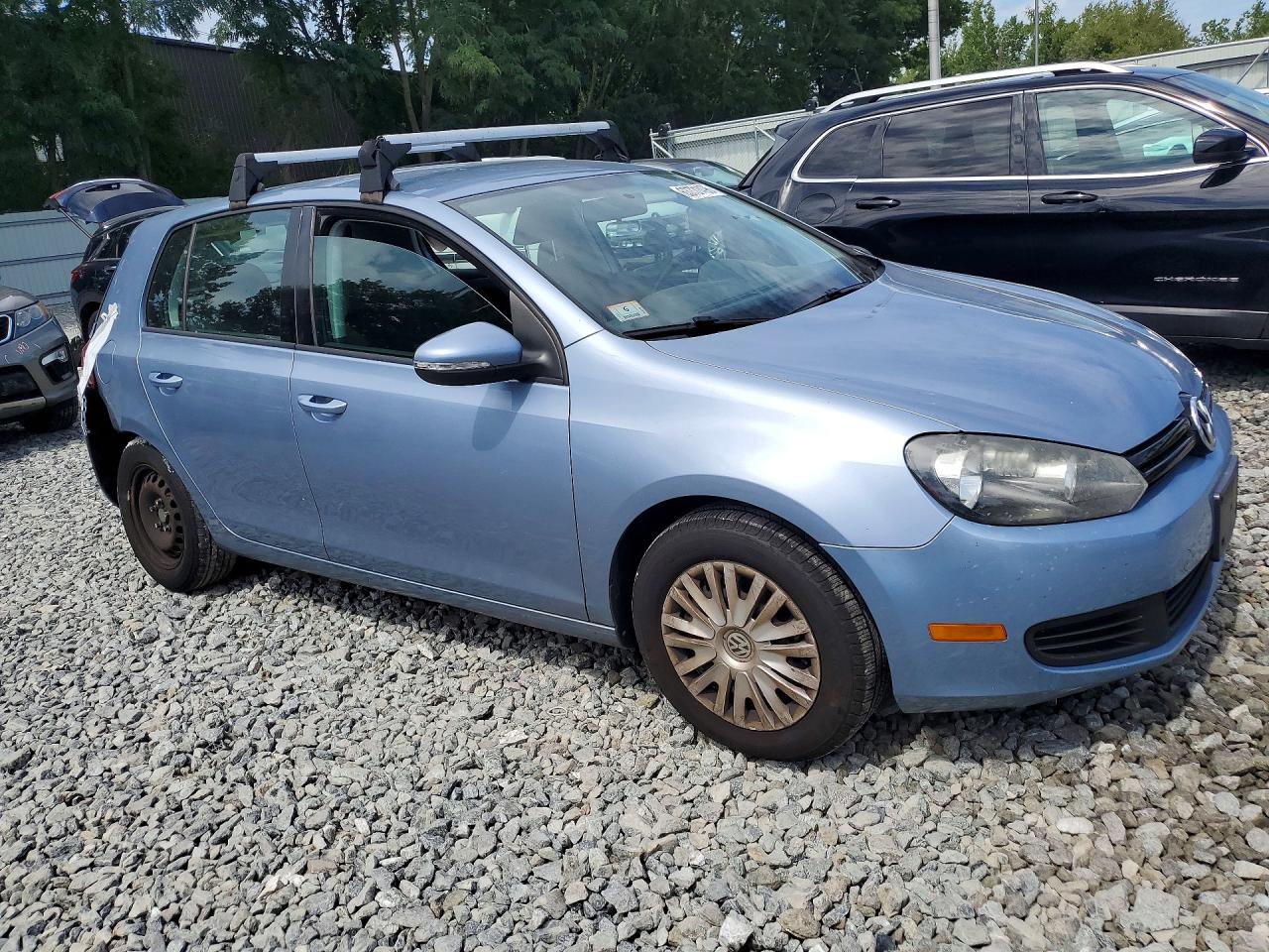 2011 Volkswagen Golf Blue vin: WVWDA7AJ1BW264486