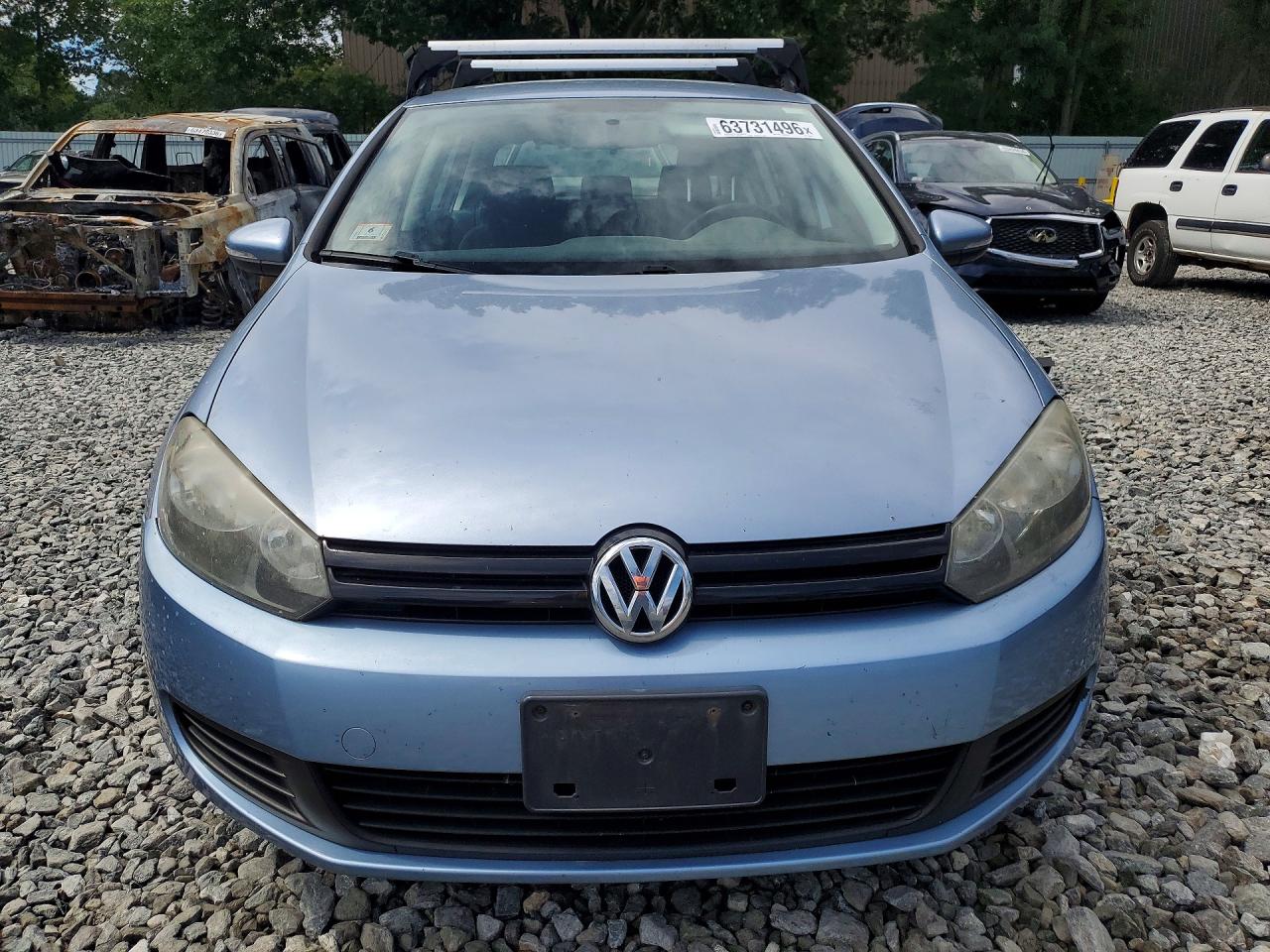 2011 Volkswagen Golf Blue vin: WVWDA7AJ1BW264486