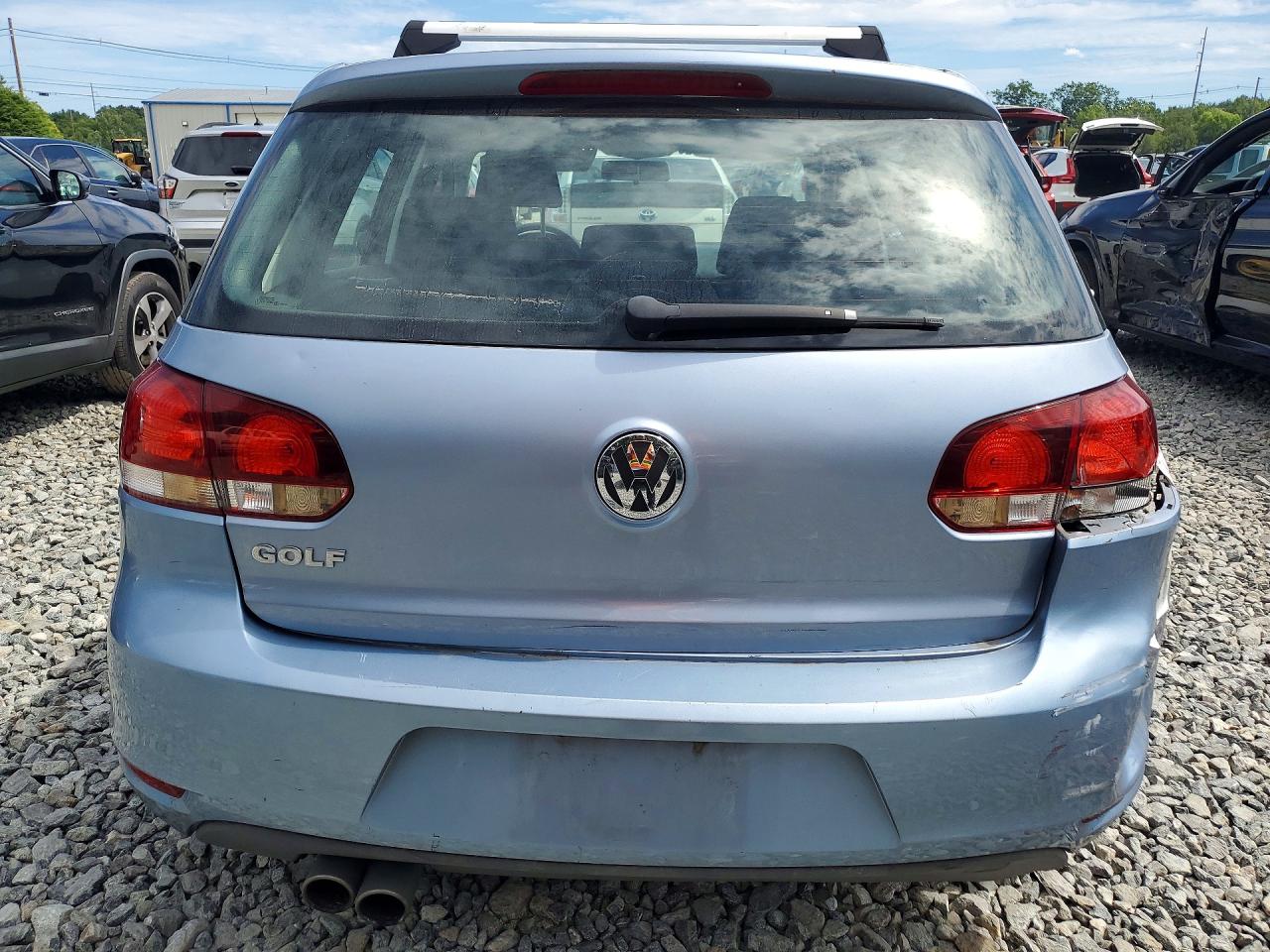 2011 Volkswagen Golf Blue vin: WVWDA7AJ1BW264486