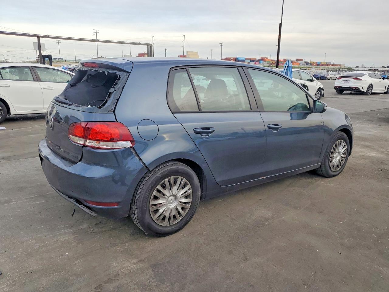 2011 Volkswagen Golf Blue vin: WVWDA7AJ3BW036747