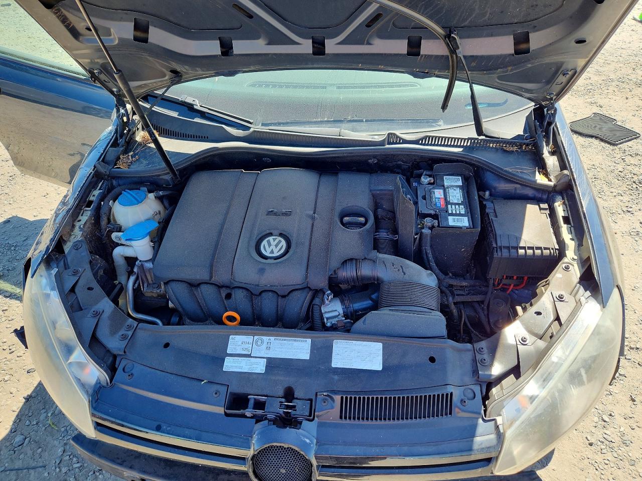 2012 Volkswagen Golf Blue vin: WVWDA7AJ3CW237727