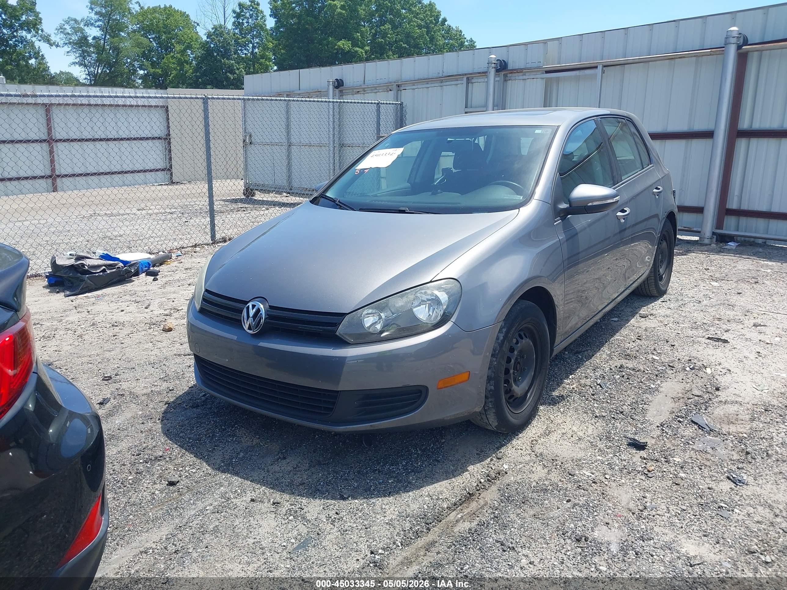 2010 Volkswagen Golf 4-door Gray vin: WVWDA7AJ4AW241993