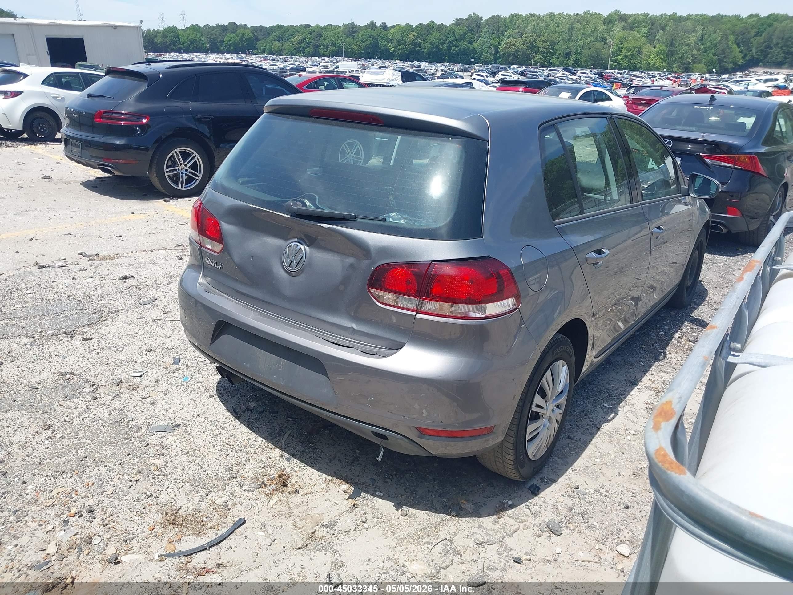 2010 Volkswagen Golf 4-door Gray vin: WVWDA7AJ4AW241993