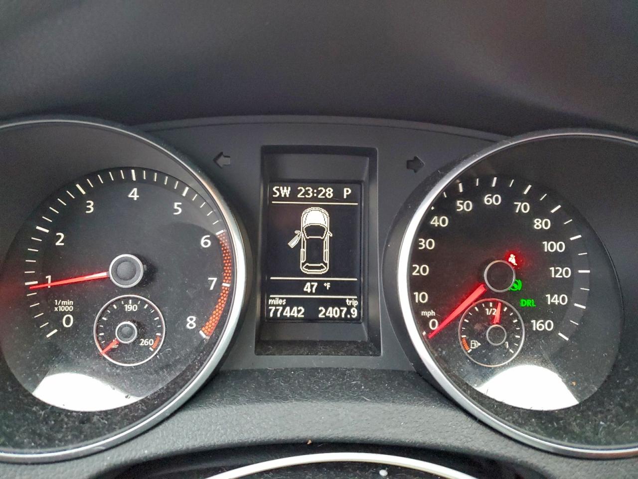 2010 Volkswagen Golf Красный vin: WVWDA7AJ4AW340166