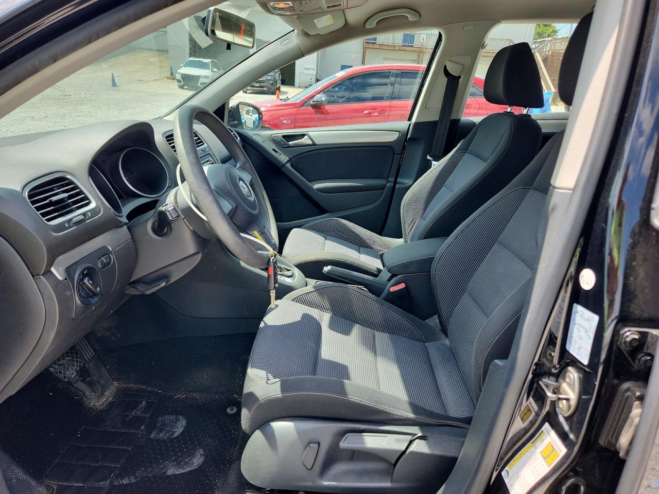 2012 Volkswagen Golf Black vin: WVWDA7AJ4CW284247