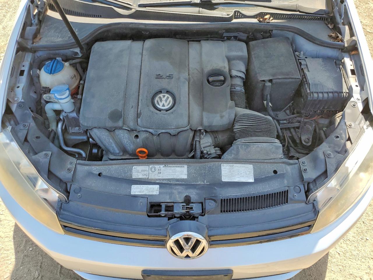 2012 Volkswagen Golf Silver vin: WVWDA7AJ4CW286645