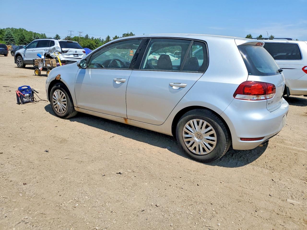 2012 Volkswagen Golf Silver vin: WVWDA7AJ4CW286645