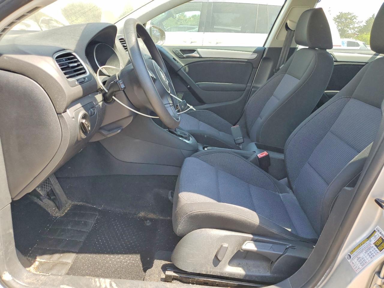 2012 Volkswagen Golf Silver vin: WVWDA7AJ4CW286645